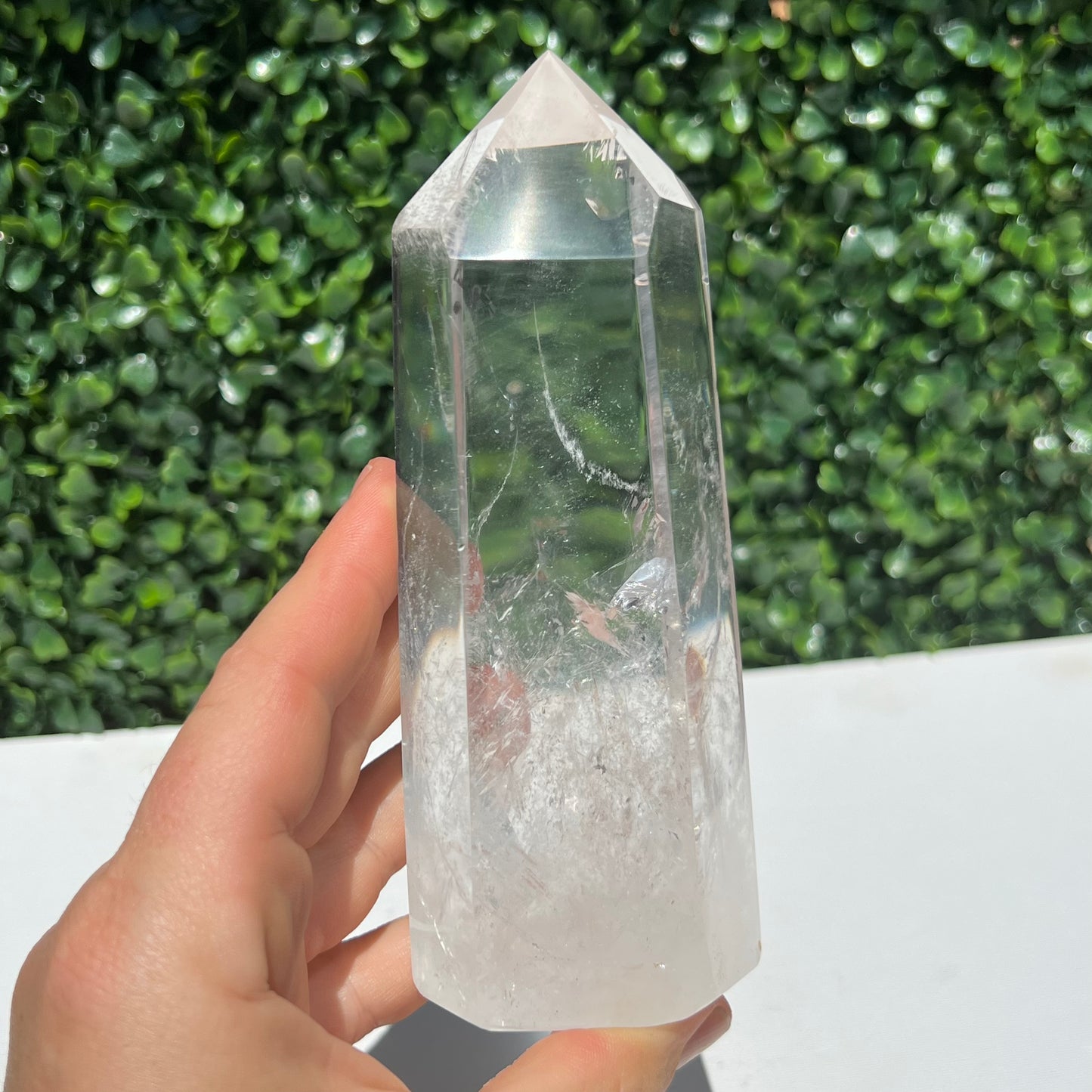 Clear Quartz Tower
