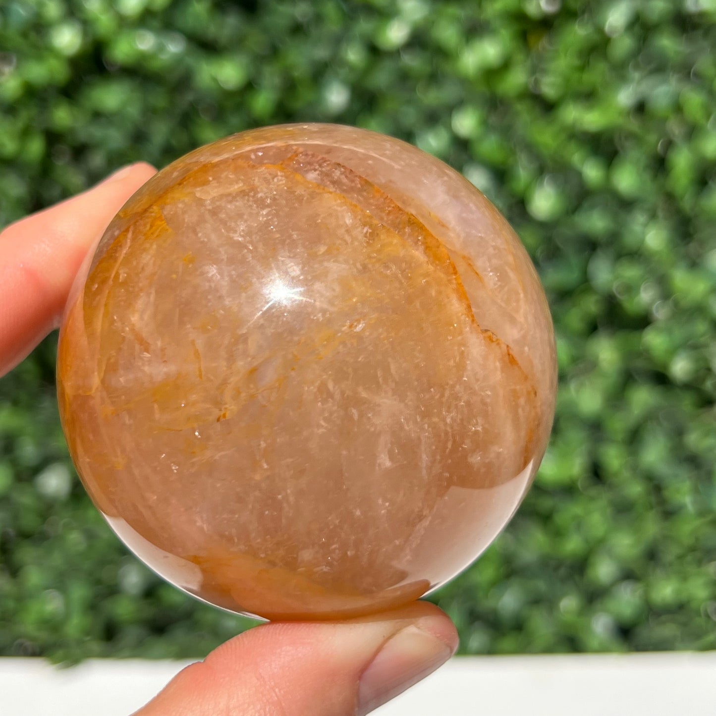 Golden Healer Quartz Sphere