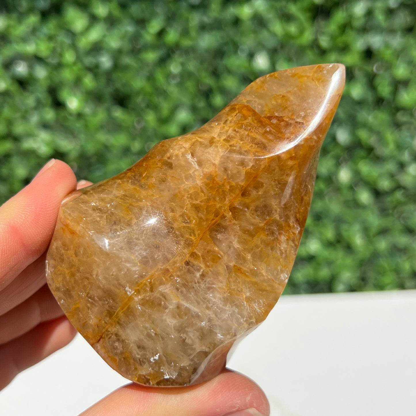 Golden Healer Quartz Flame