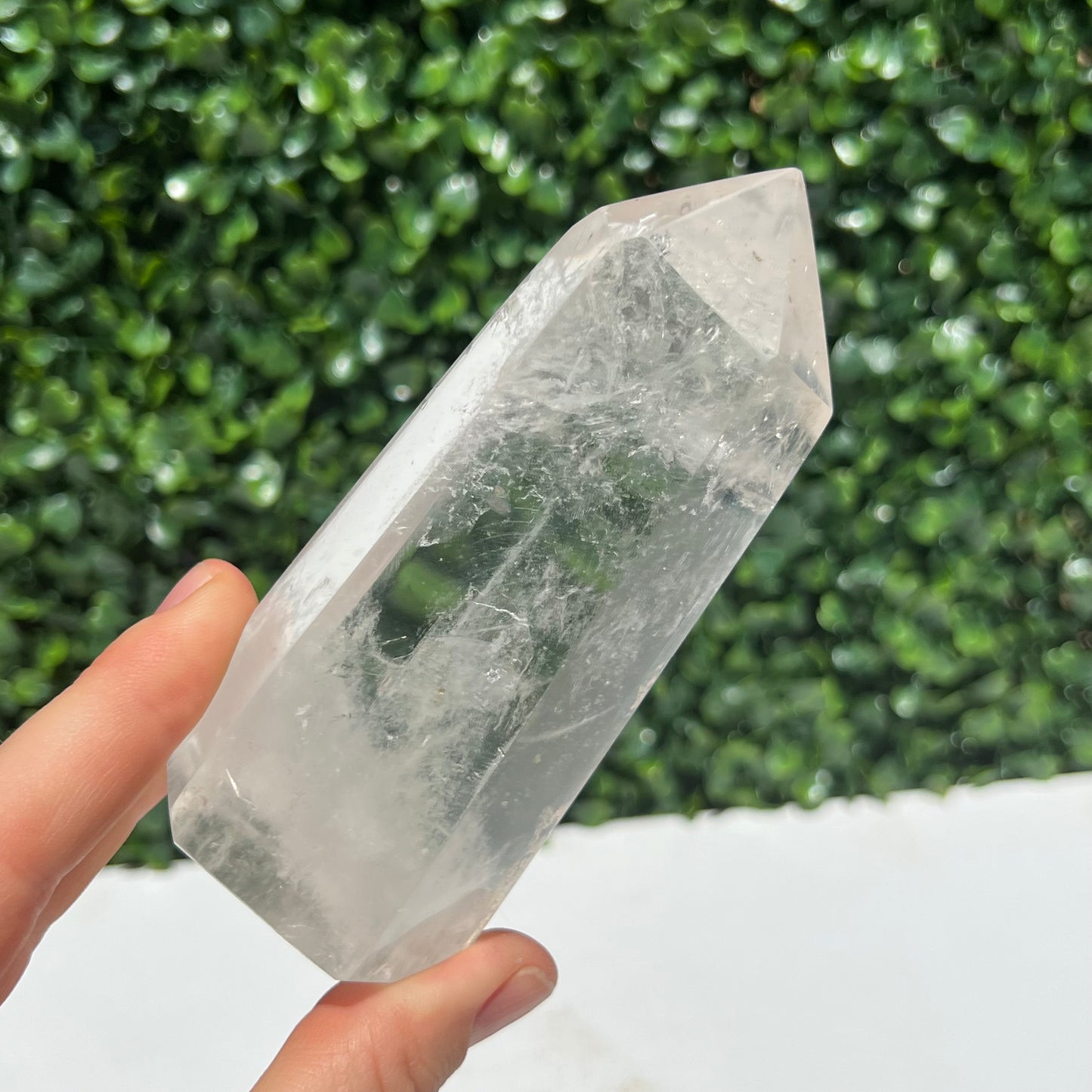 Clear Quartz Tower