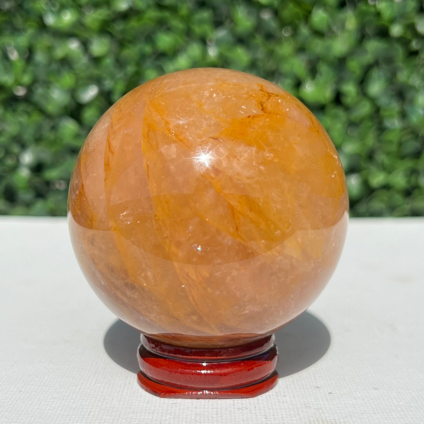 Golden Healer Quartz Sphere