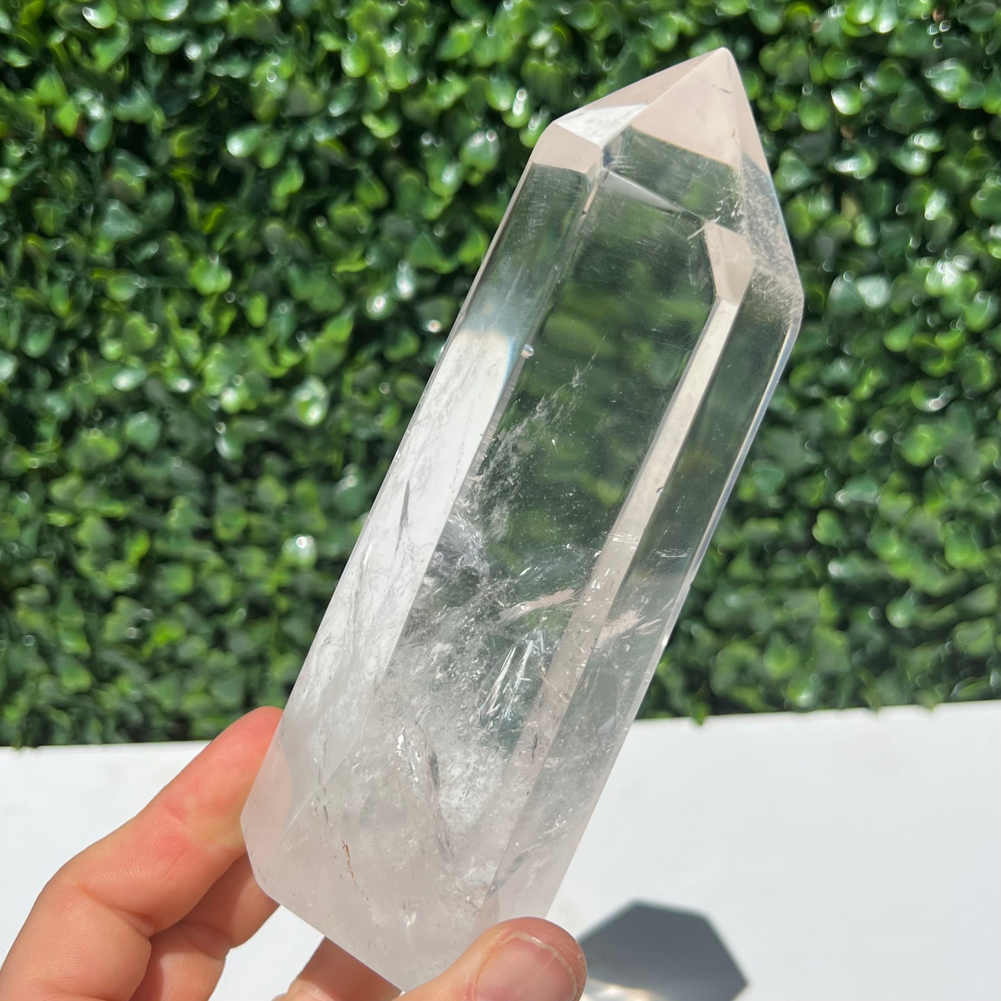 Clear Quartz Tower