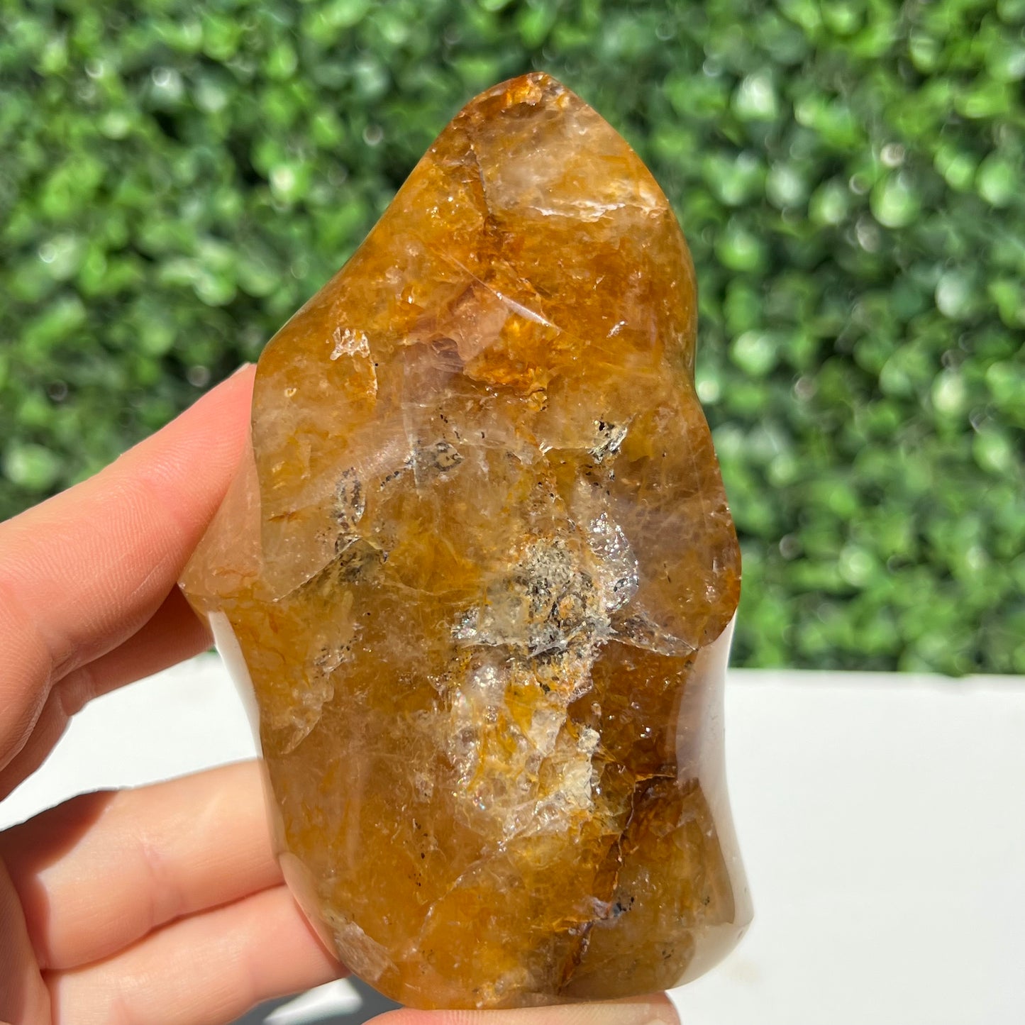 Golden Healer Quartz Flame