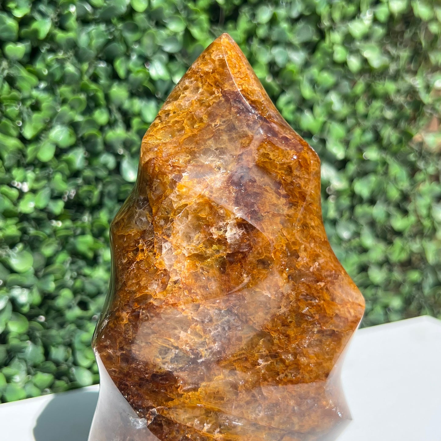 Golden Healer Quartz Flame