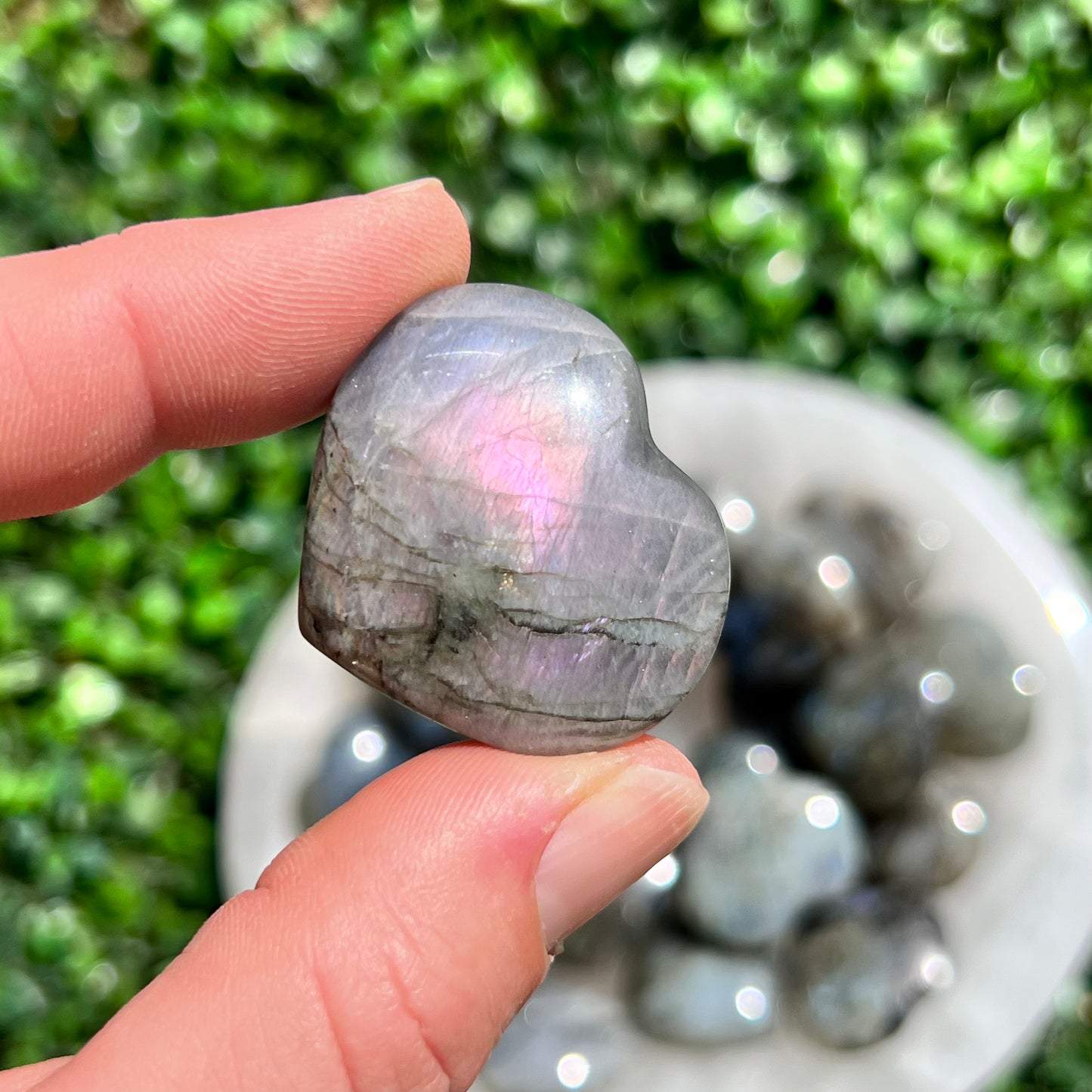 Labradorite Heart’s Small