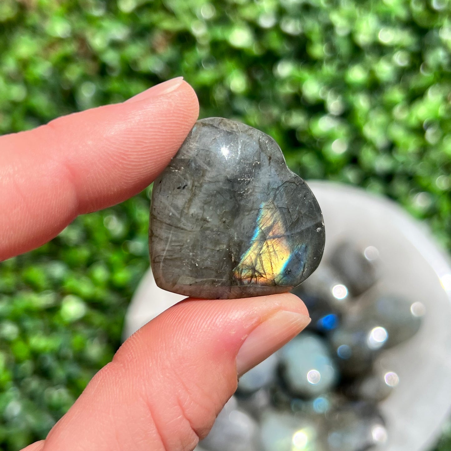 Labradorite Heart’s Small