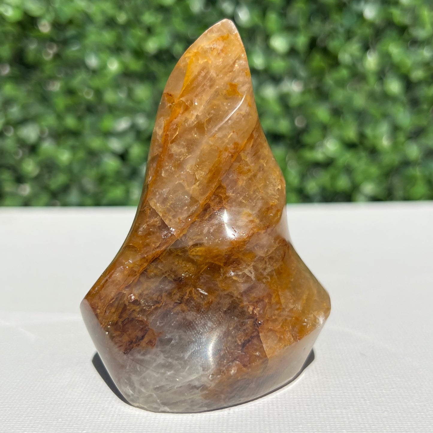 Golden Healer Quartz Flame