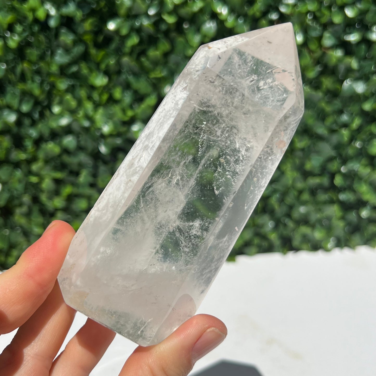 Clear Quartz Tower