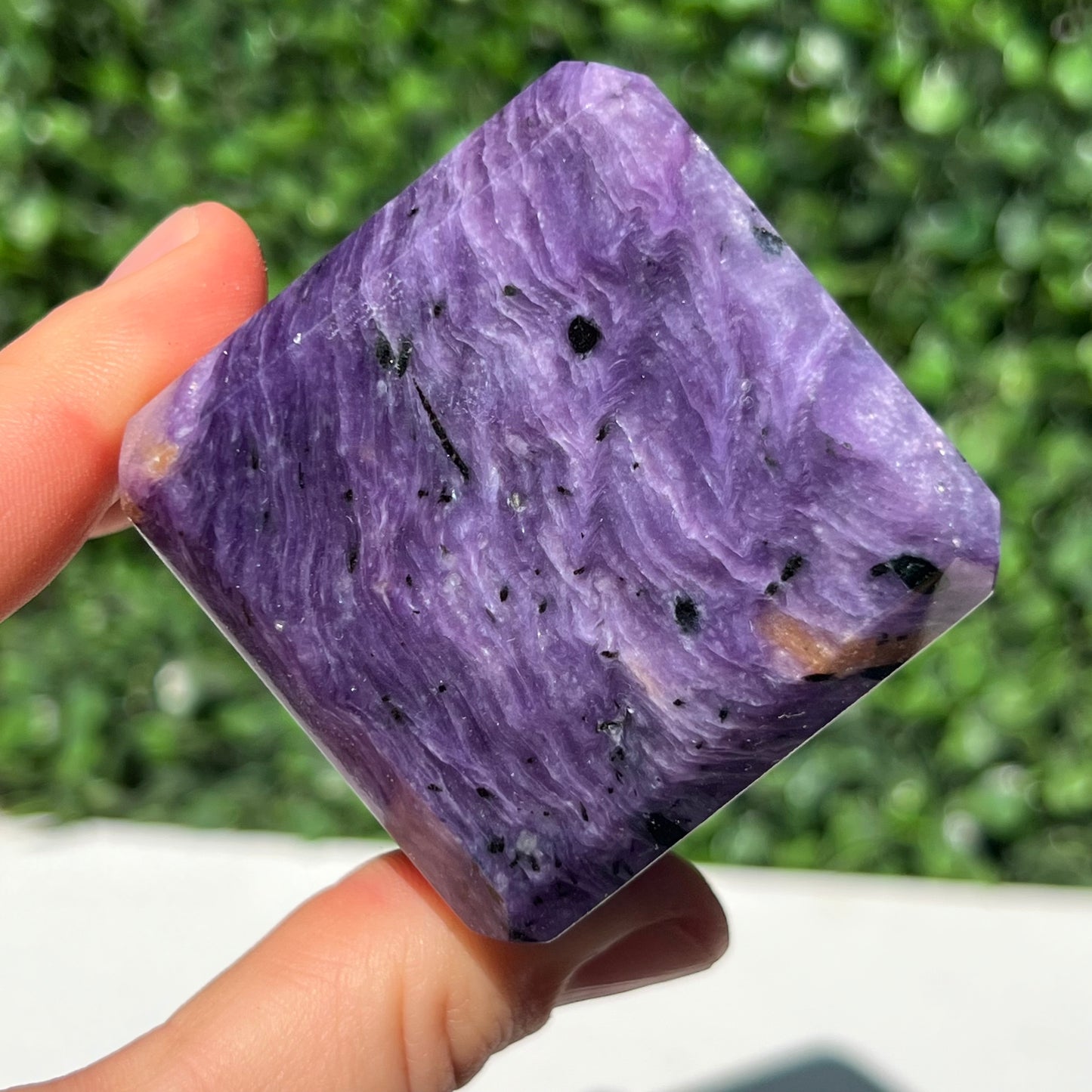 Charoite Cube