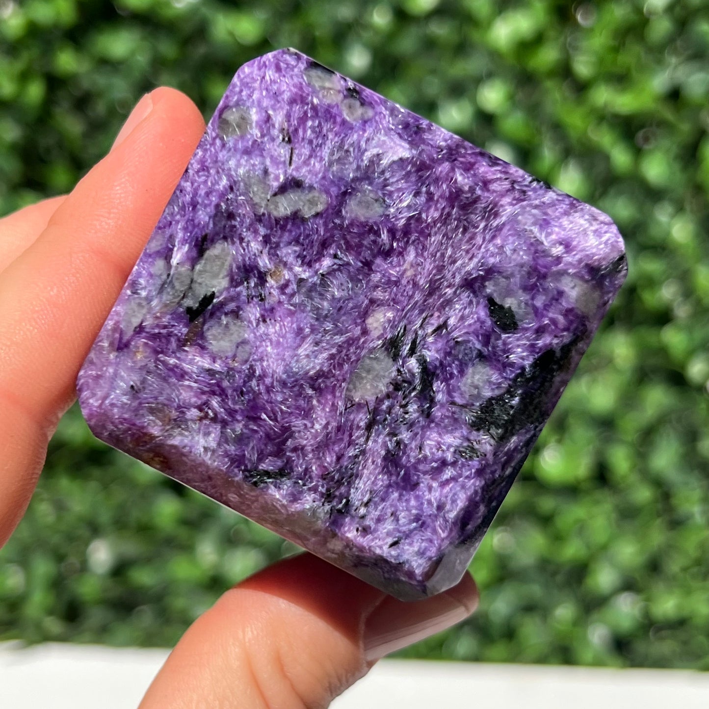 Charoite Cube