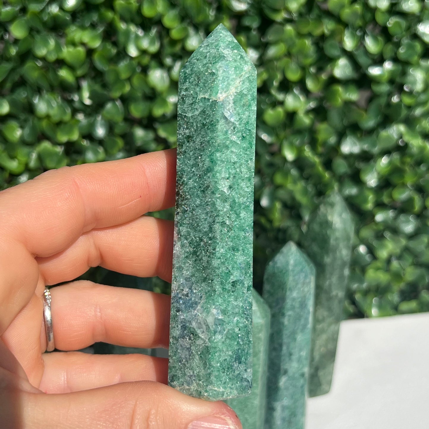 Tanzurine Quartz Crystal Point’s