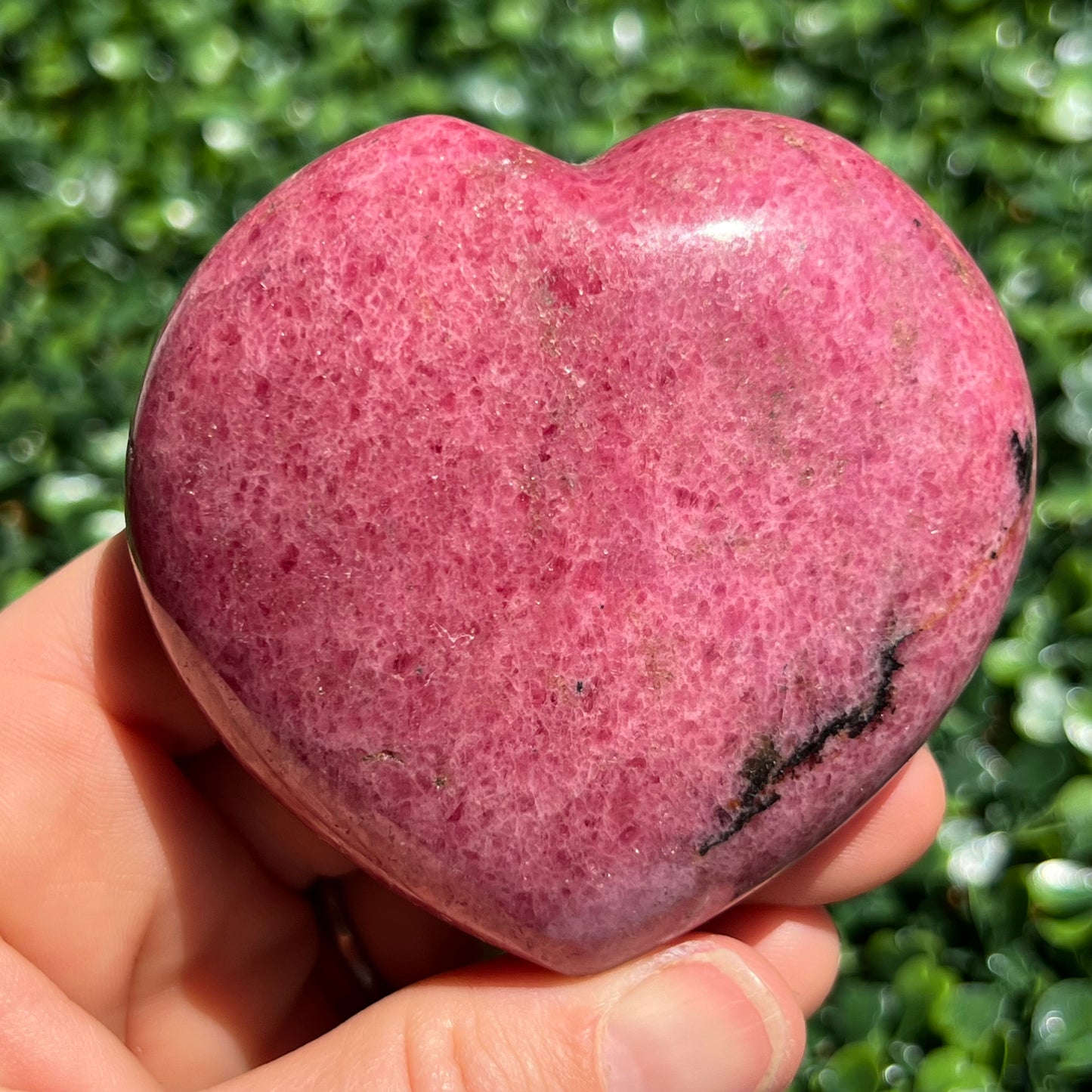 Rhodonite Heart