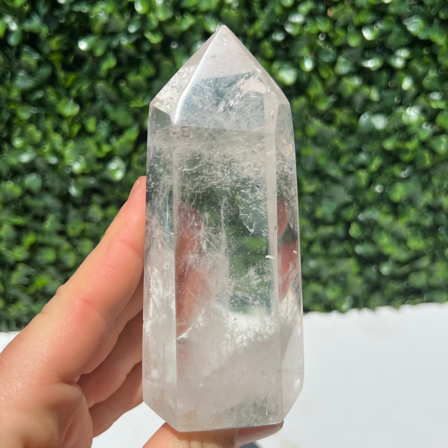 Clear Quartz Tower