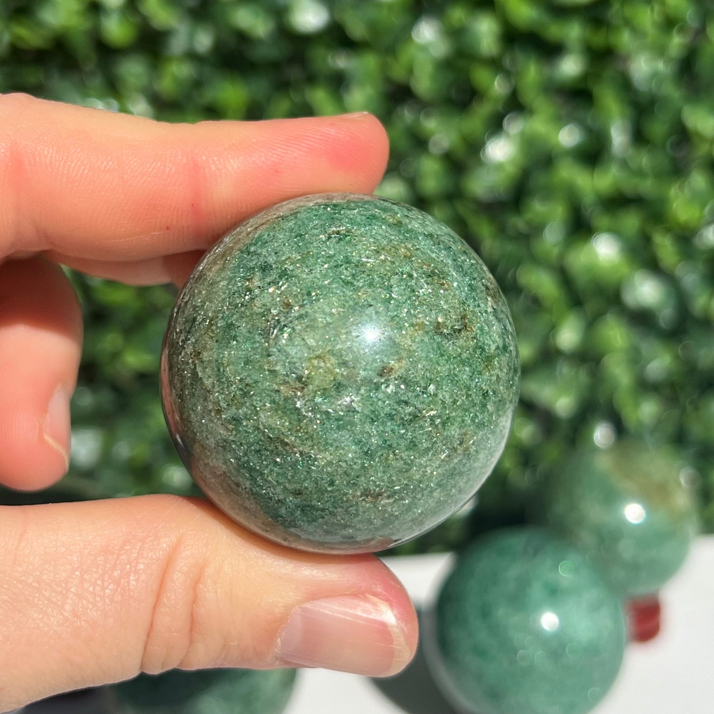 Tanzurine Quartz Crystal Sphere’s