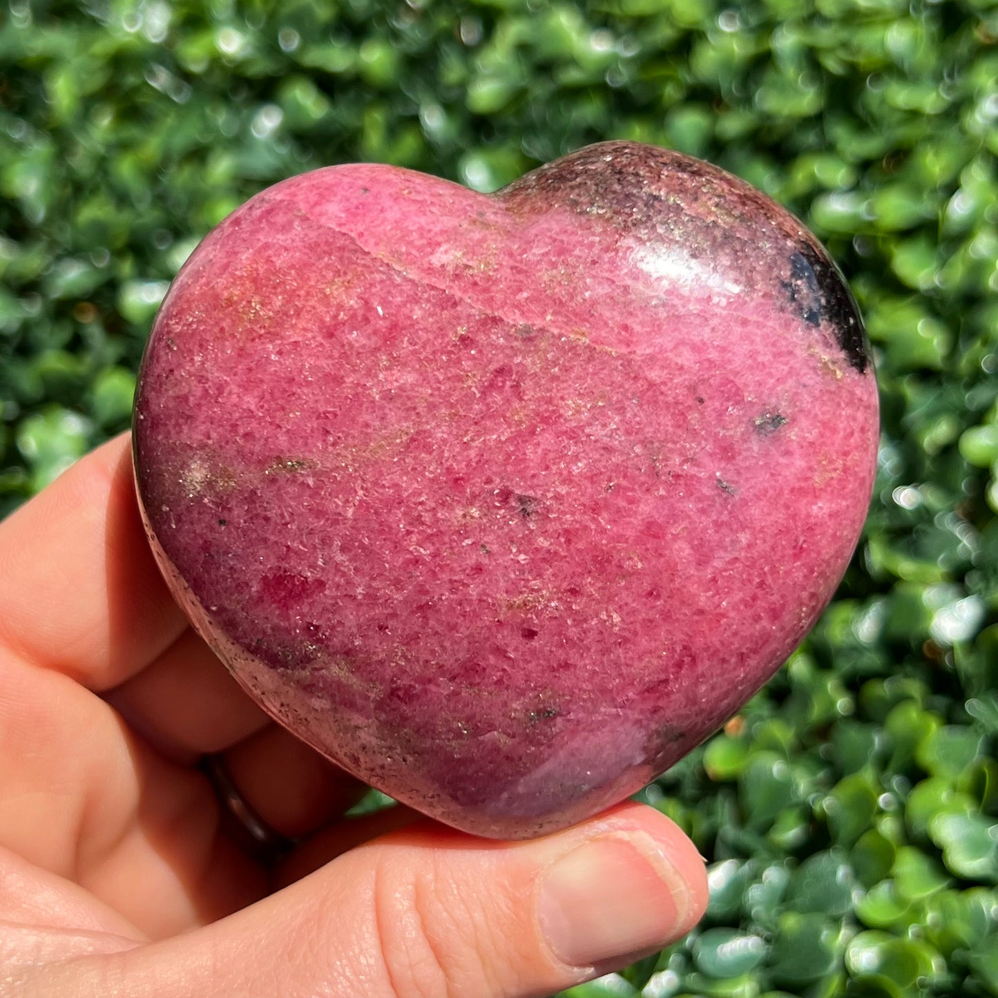 Rhodonite Heart