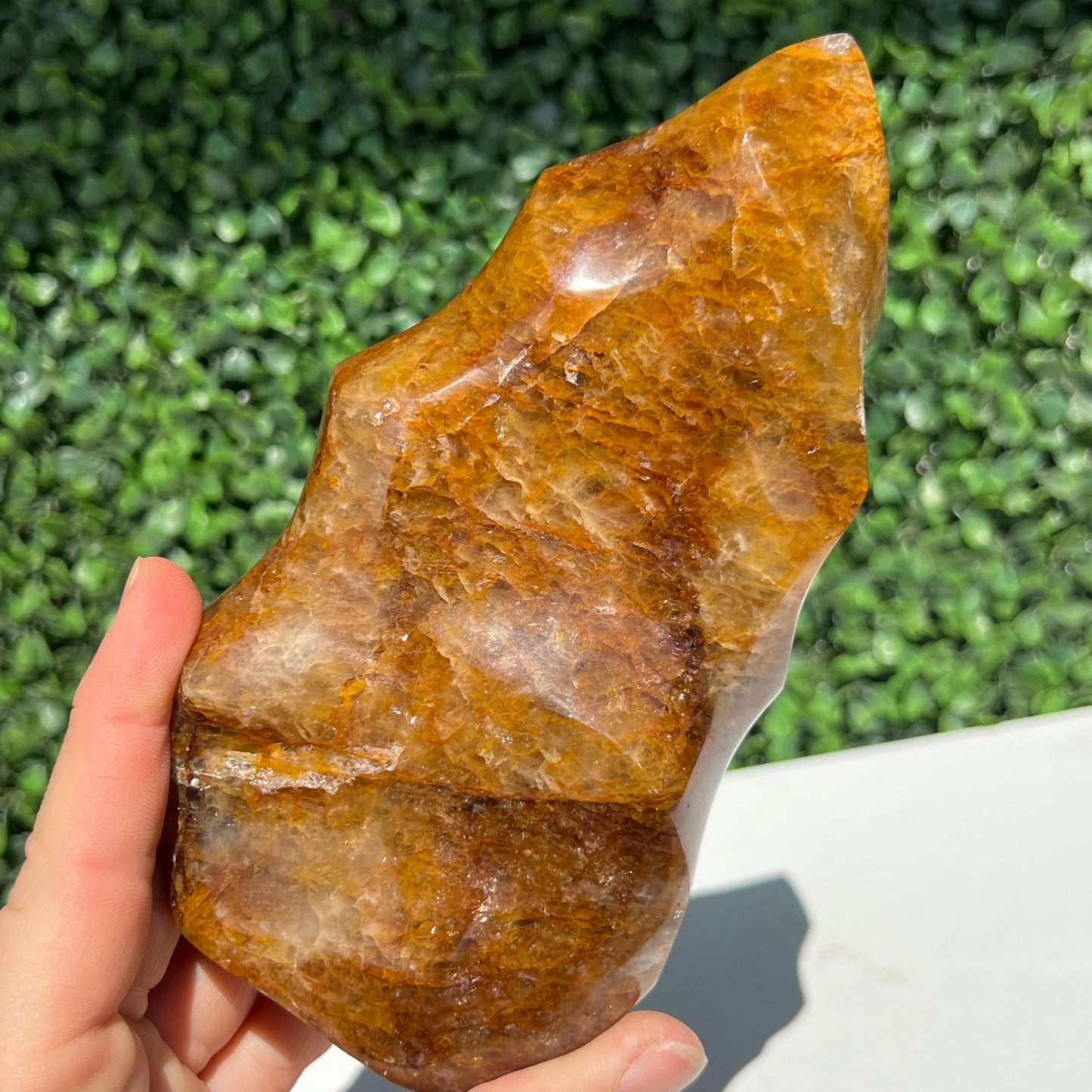 Golden Healer Quartz Flame