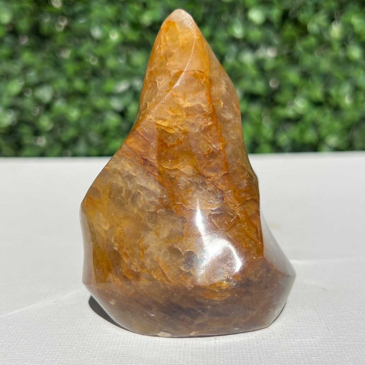 Golden Healer Quartz Flame