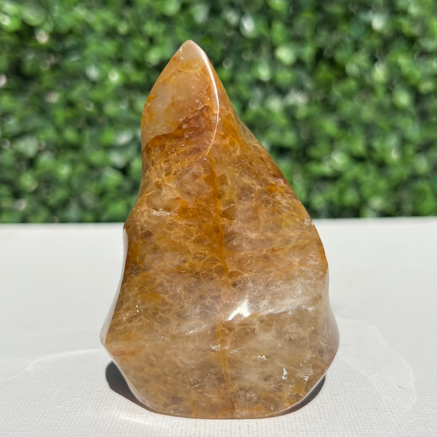 Golden Healer Quartz Flame