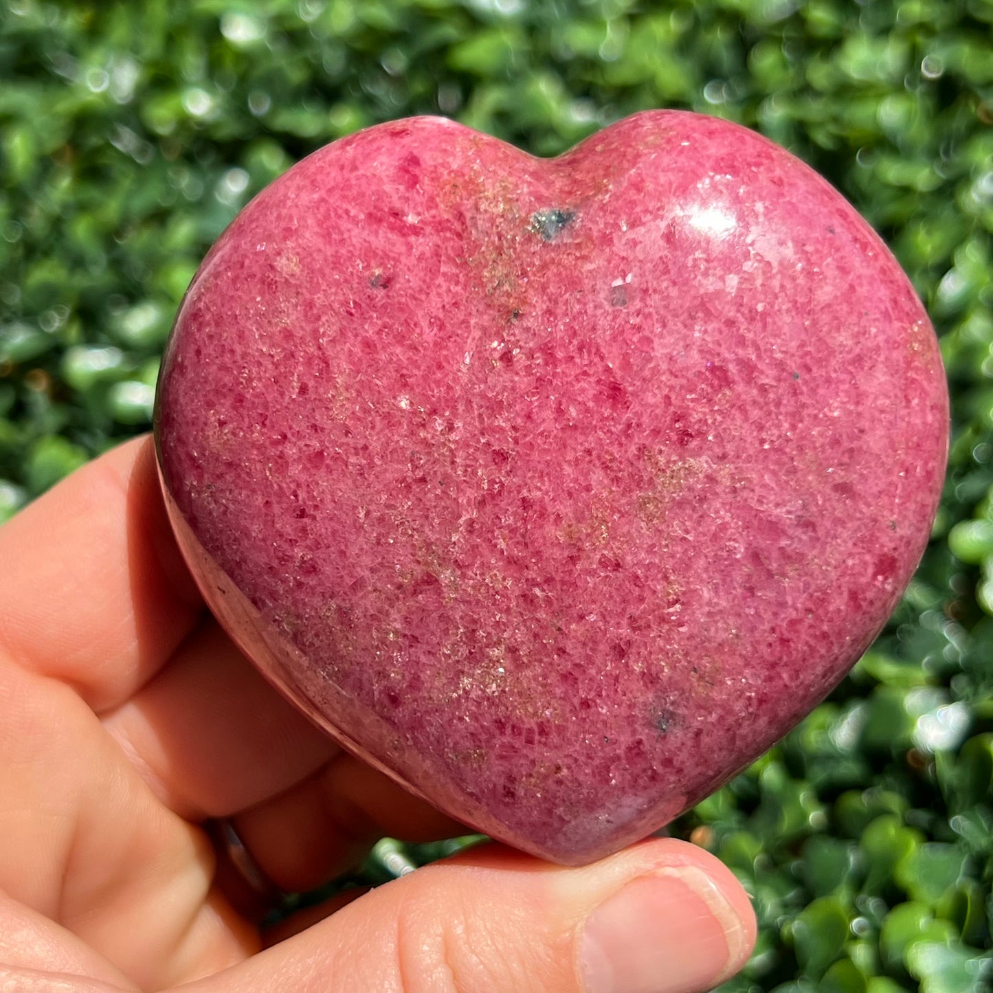 Rhodonite Heart