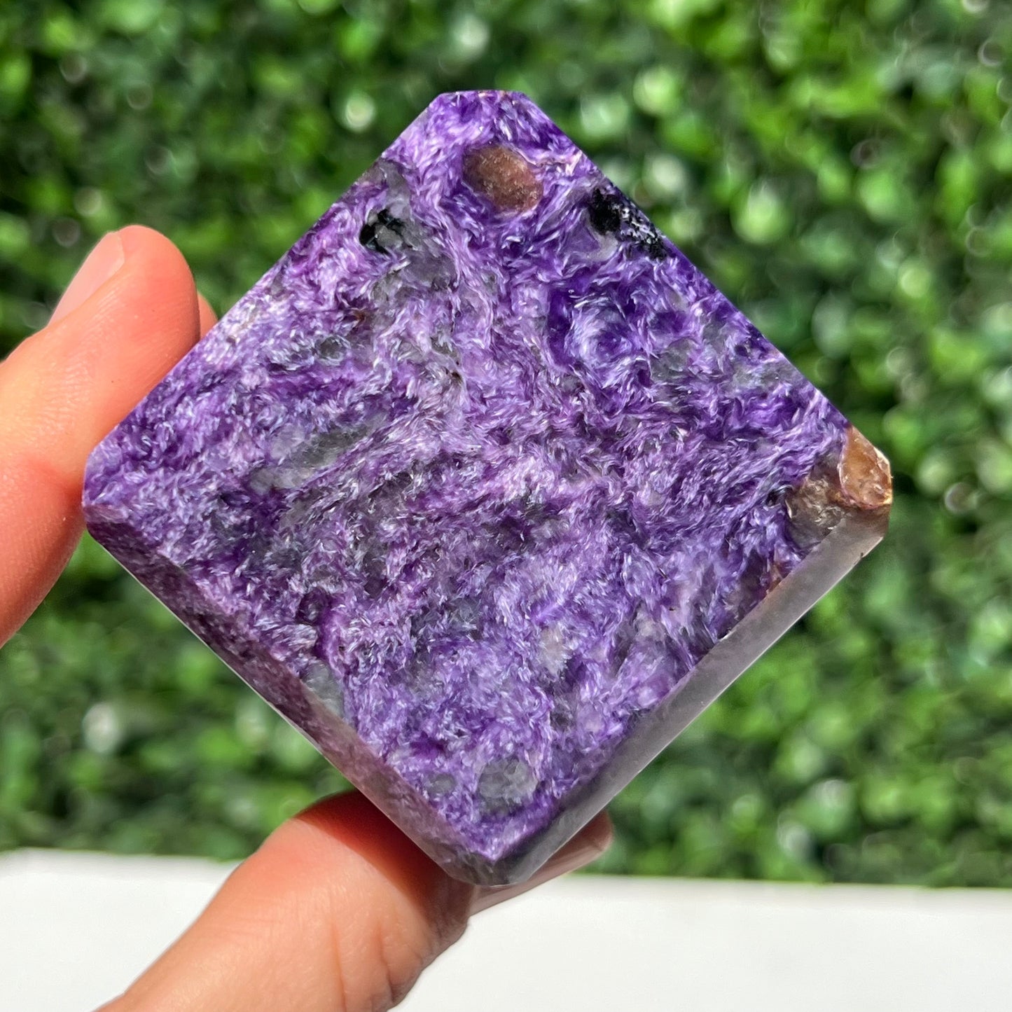 Charoite Cube