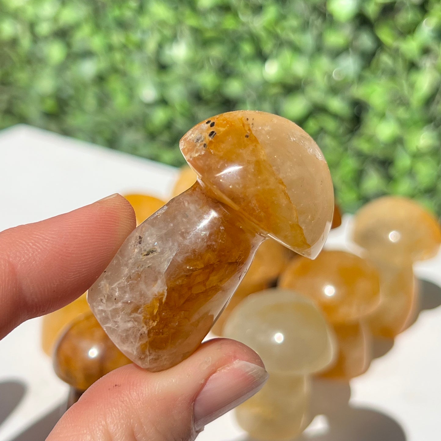 Golden Healer Quartz Small Mushroom’s