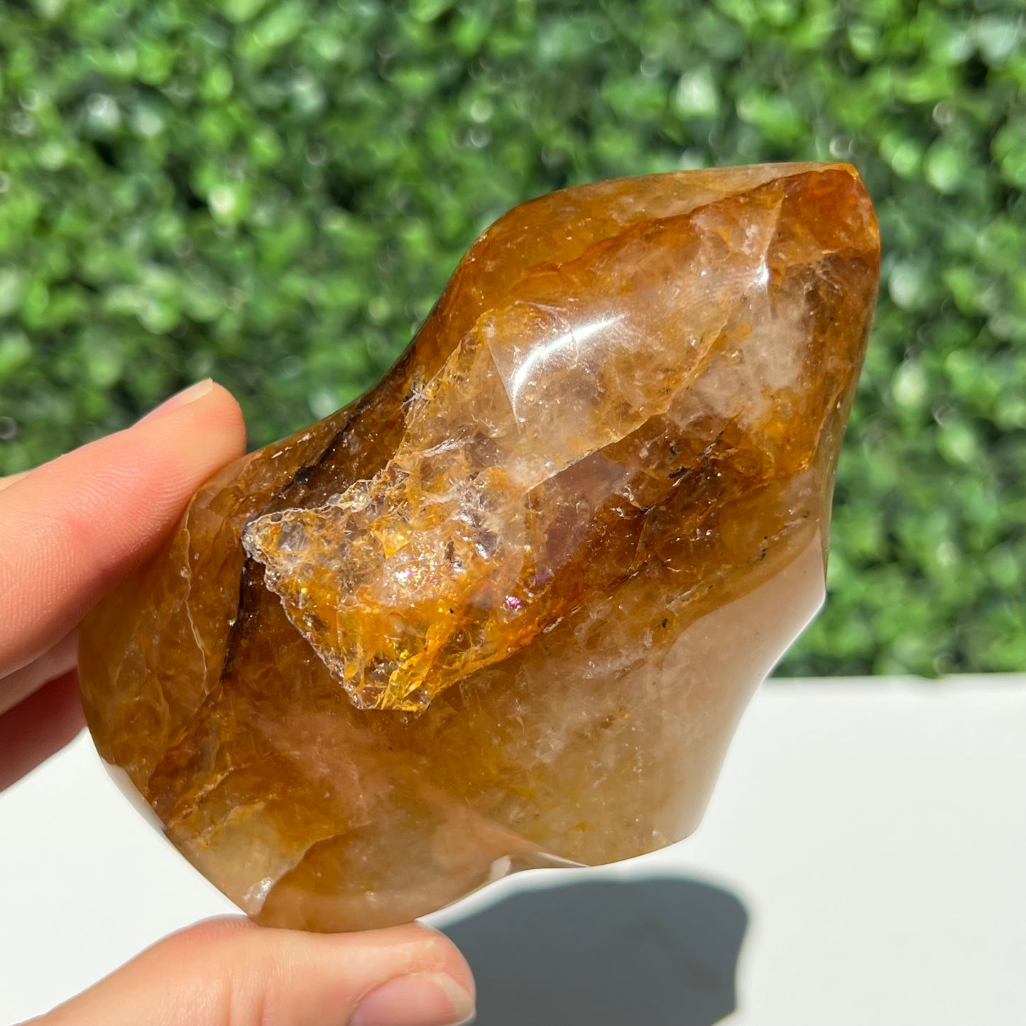Golden Healer Quartz Flame