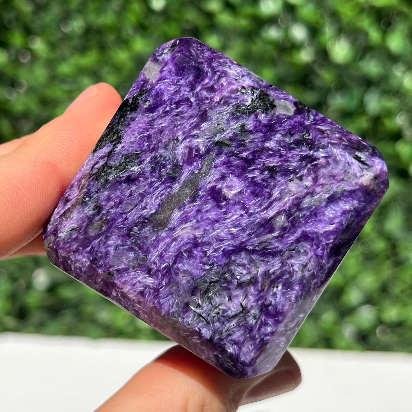 Charoite Cube
