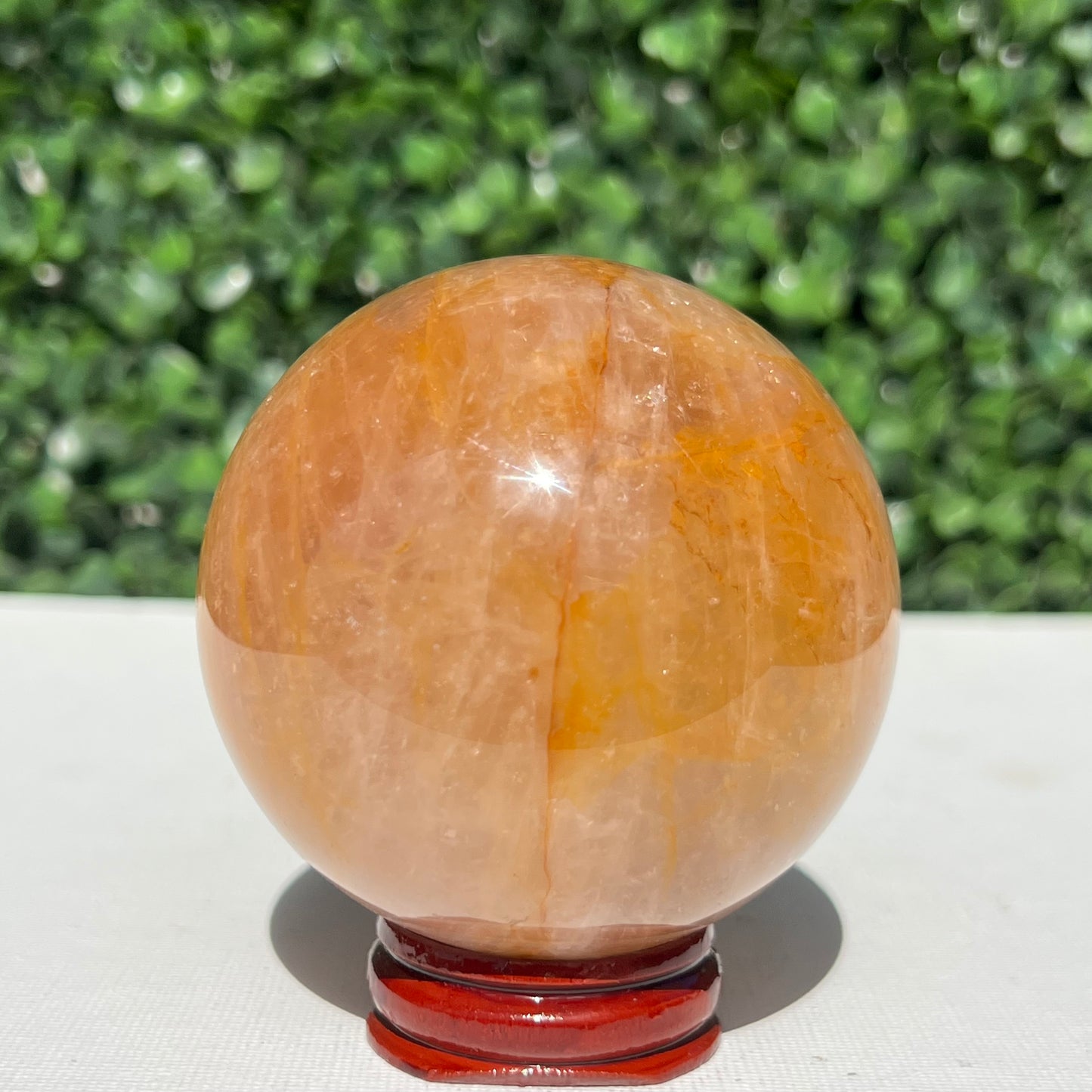 Golden Healer Quartz Sphere