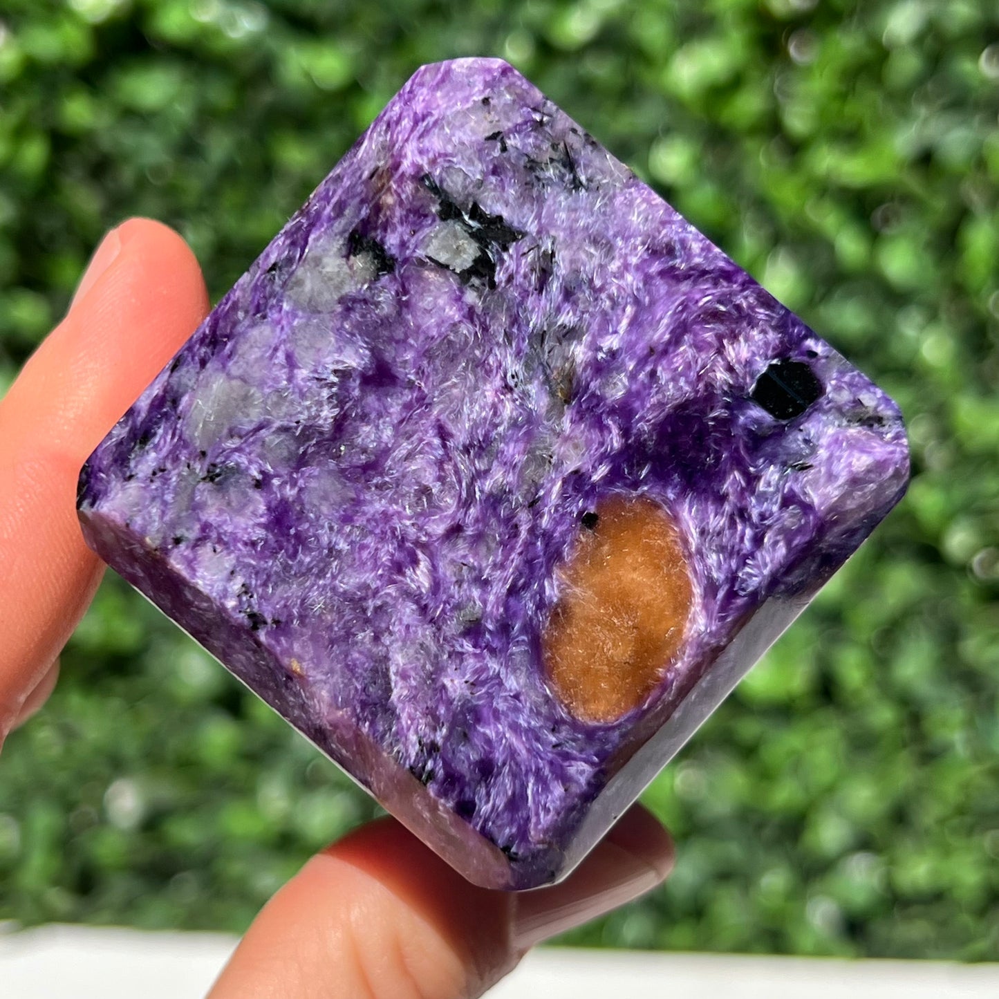 Charoite Cube