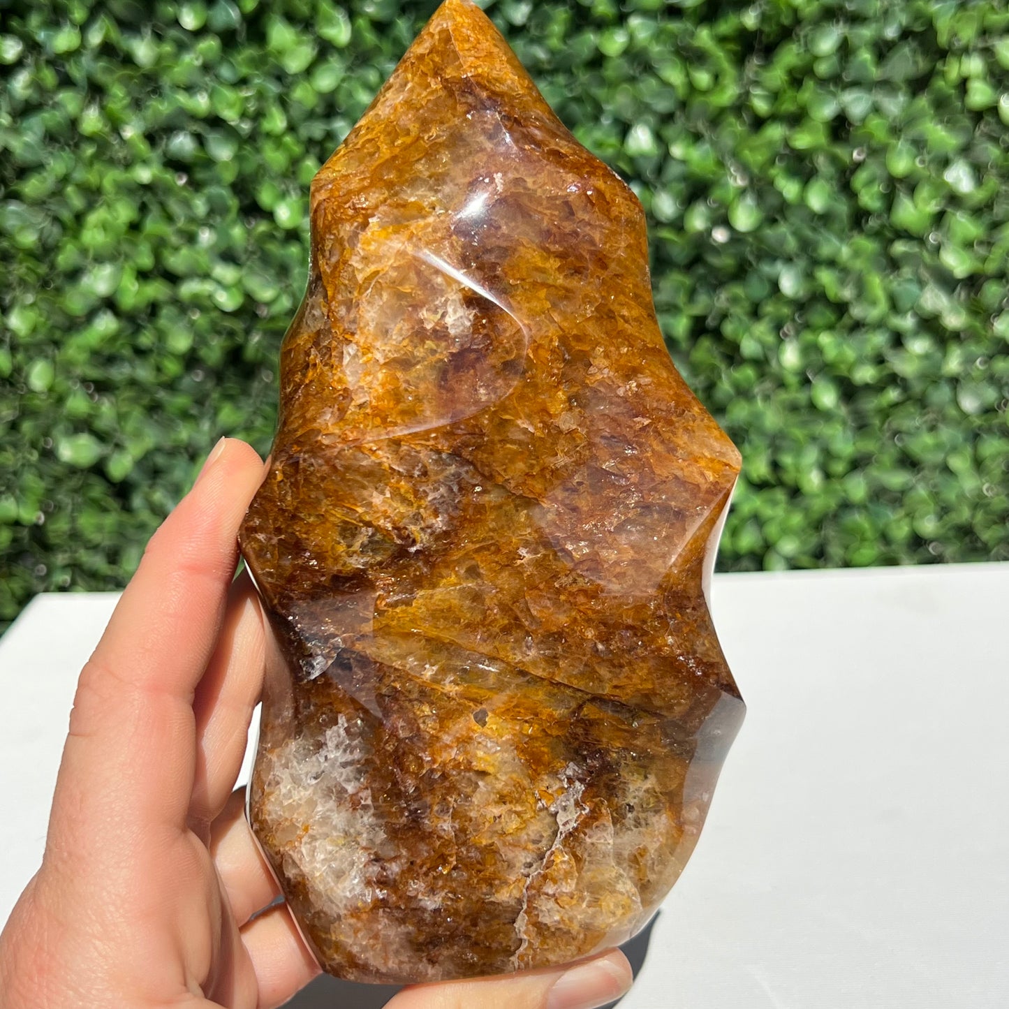 Golden Healer Quartz Flame
