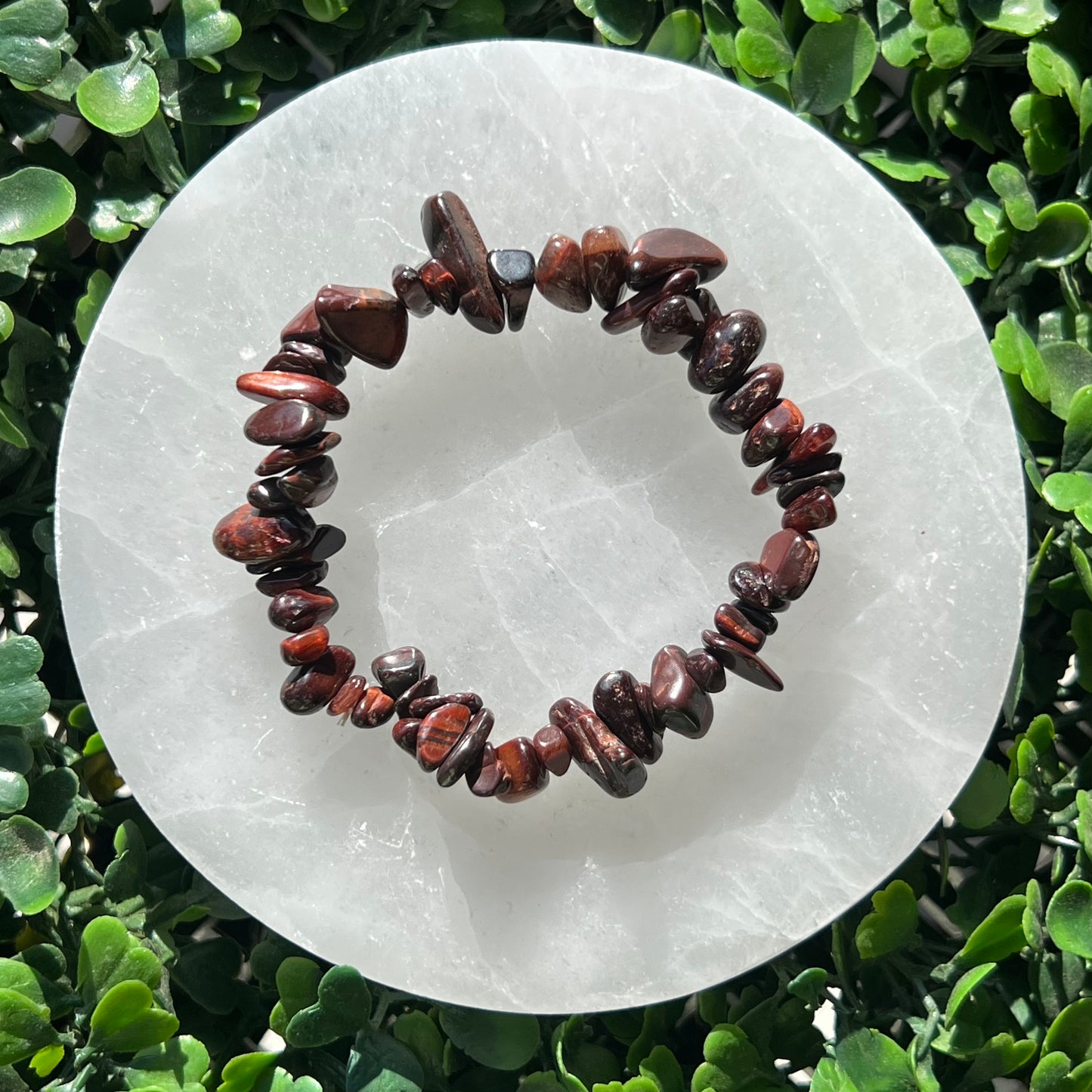 Red Tiger's Eye Chip Bracelet’s