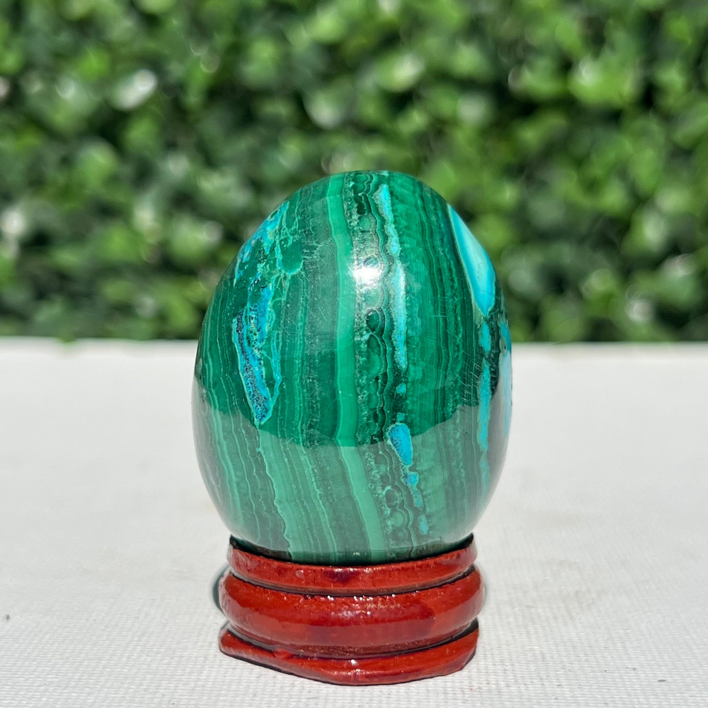 Chrysocolla Malachite Egg