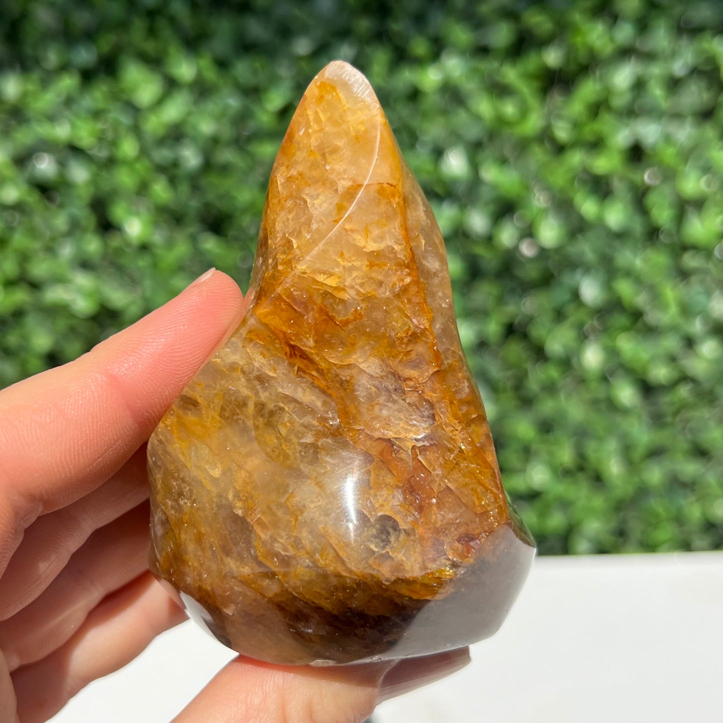 Golden Healer Quartz Flame