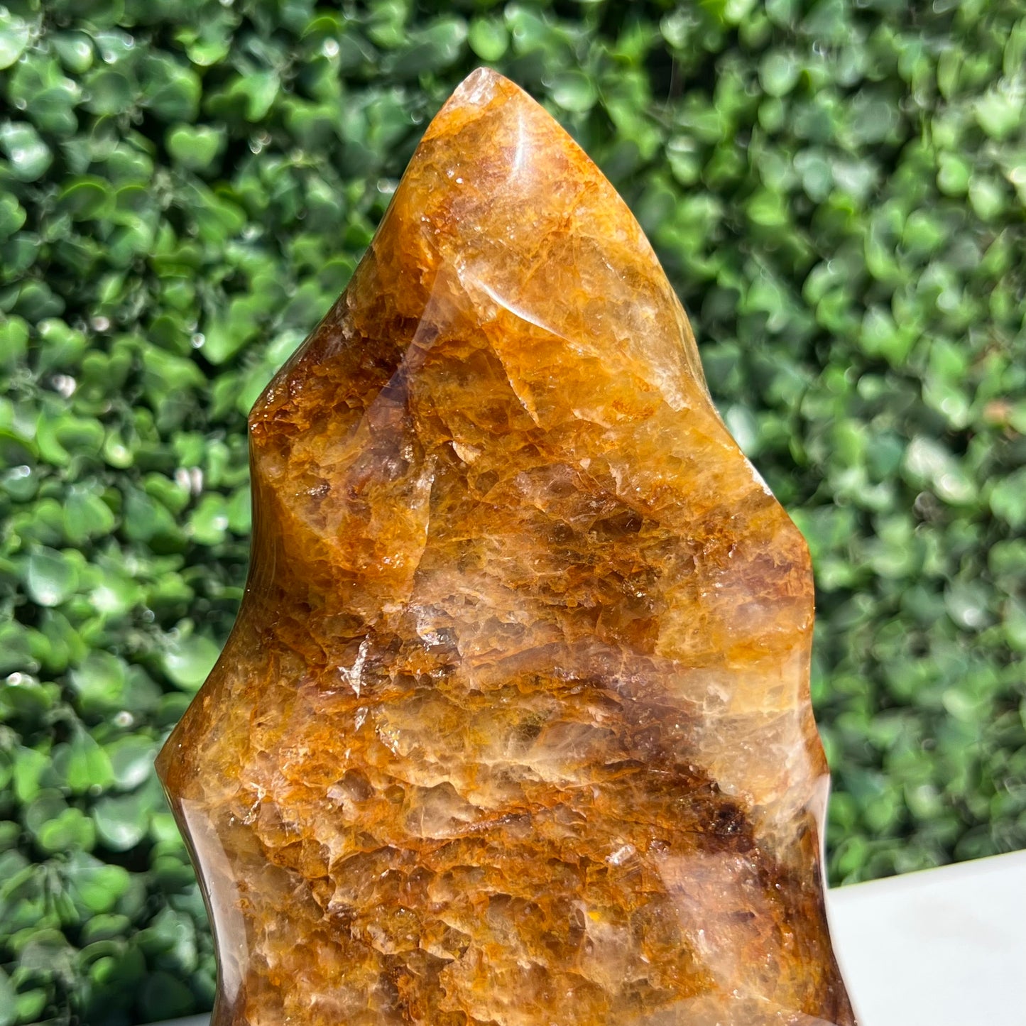 Golden Healer Quartz Flame