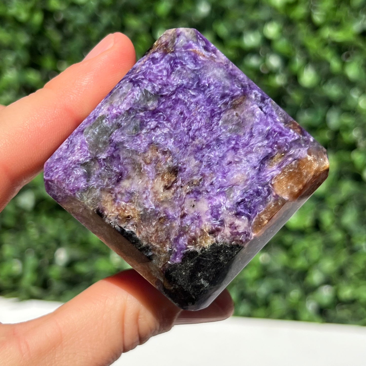 Charoite Cube