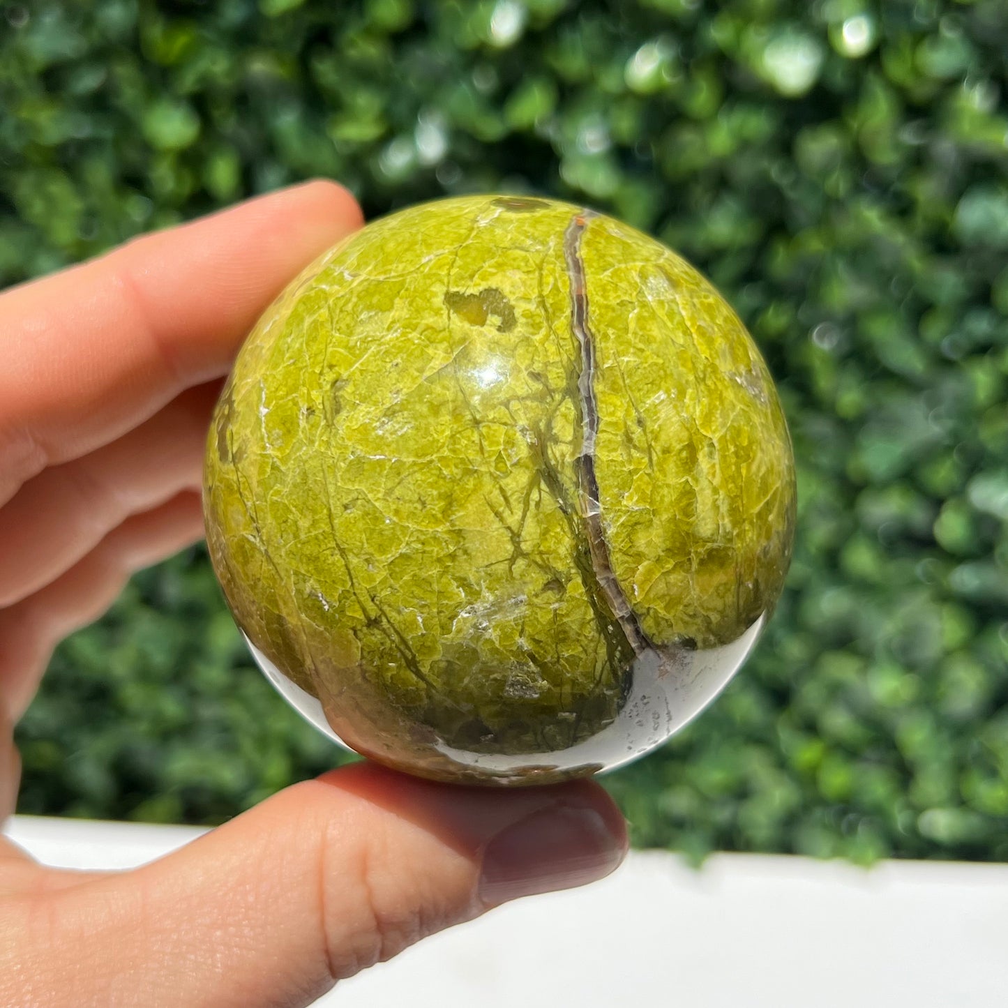 Kiwi Opal Sphere