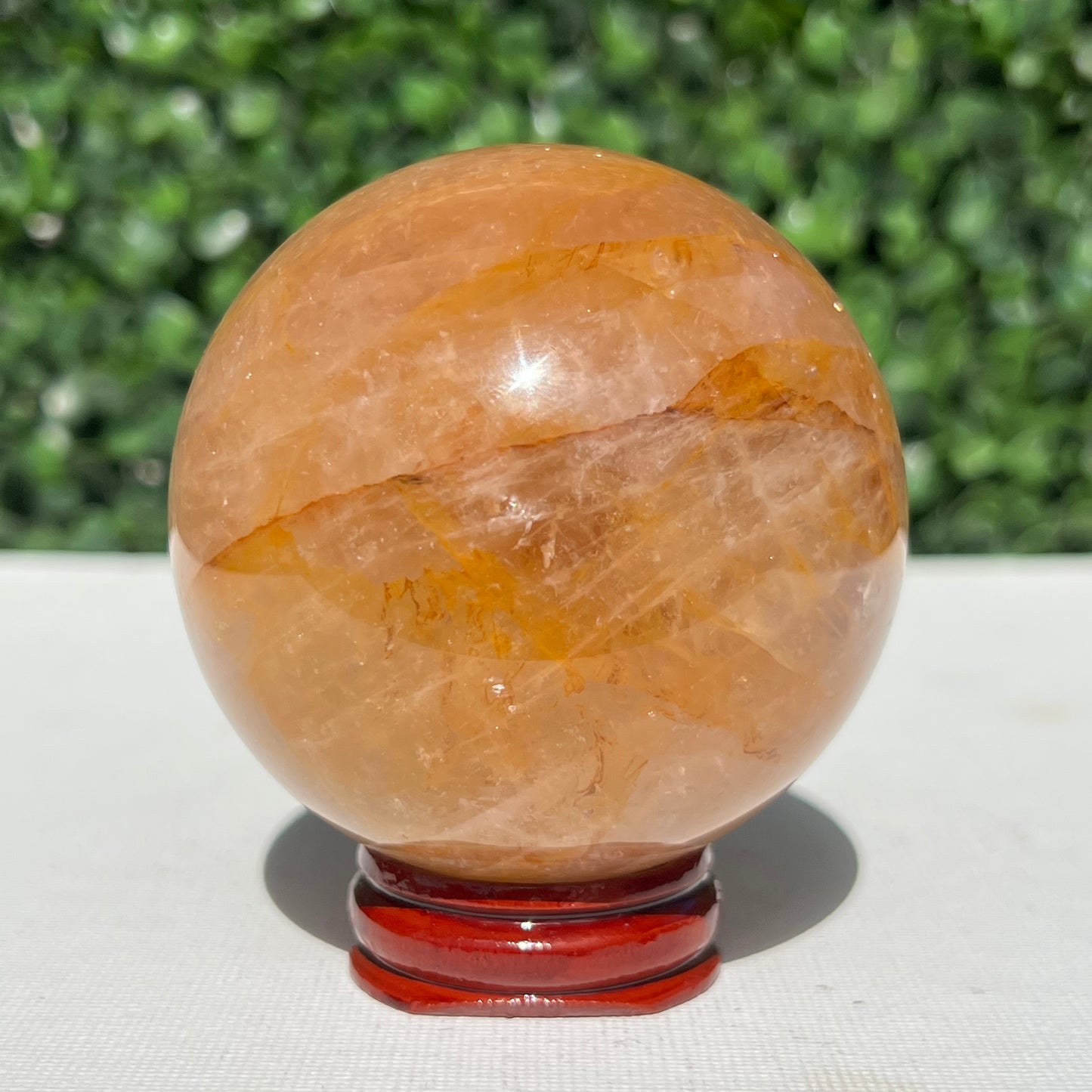 Golden Healer Quartz Sphere