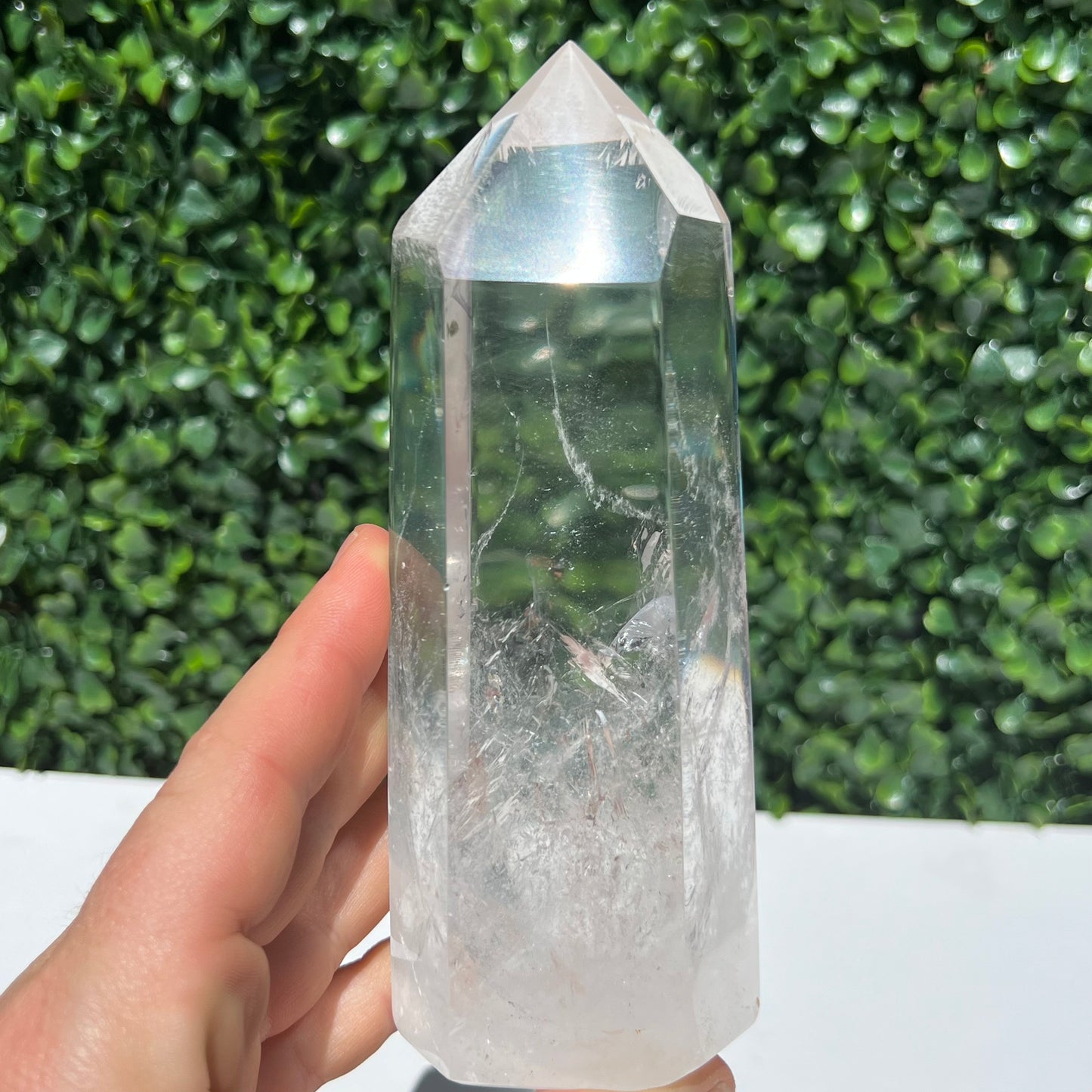 Clear Quartz Tower