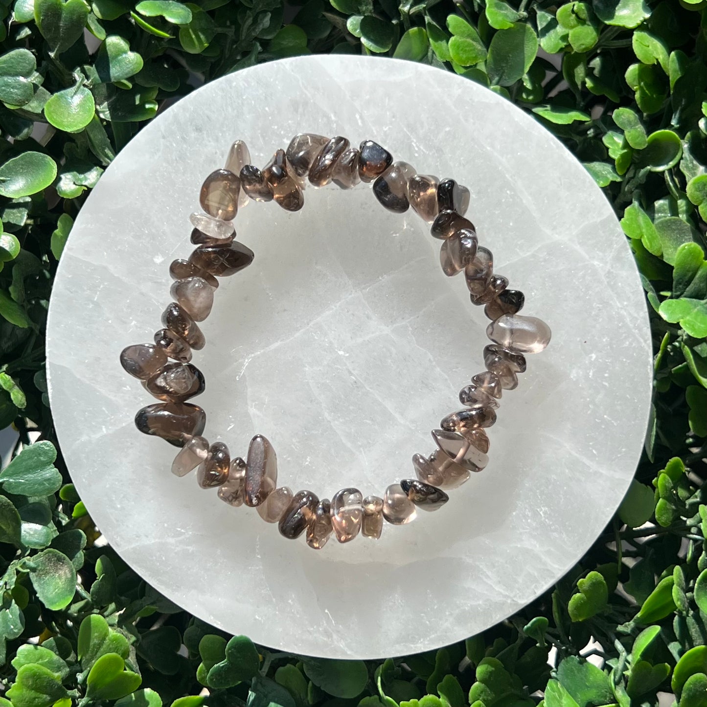 Smokey Quartz Chip Bracelet’s