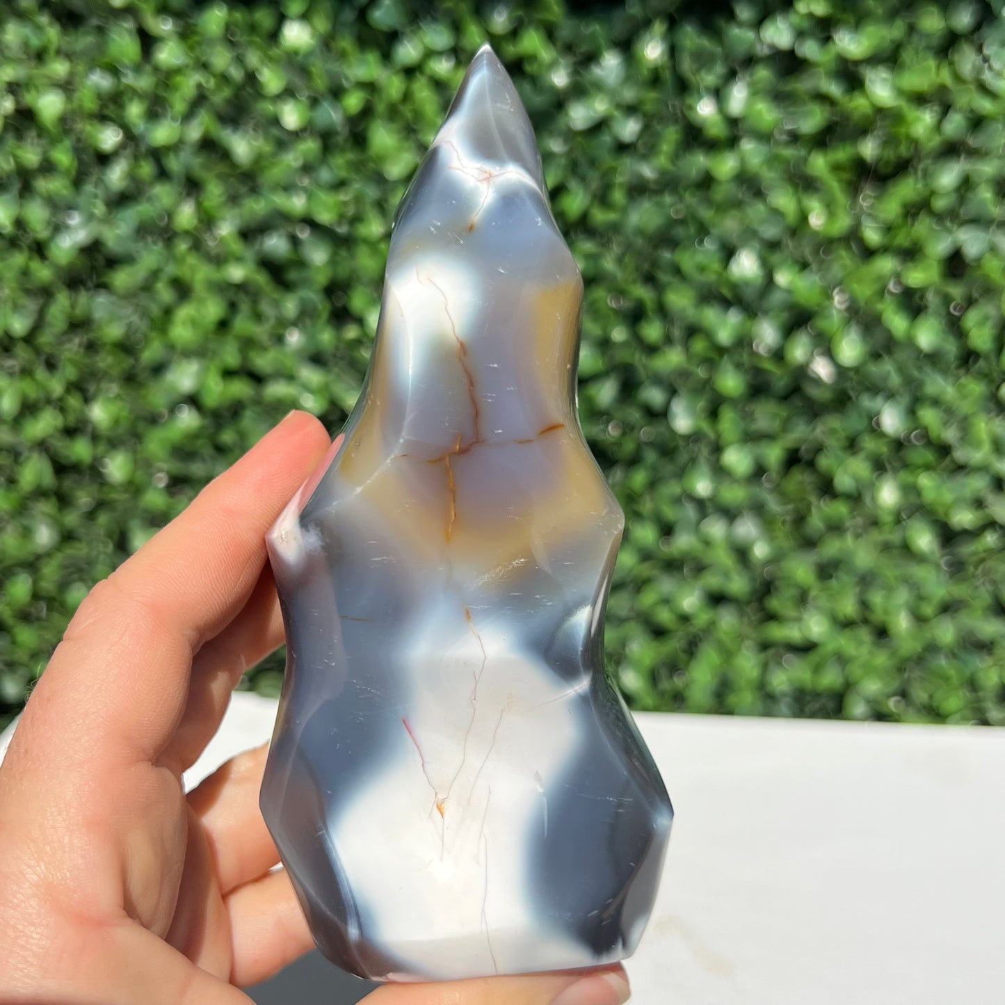 Orca Agate Flame