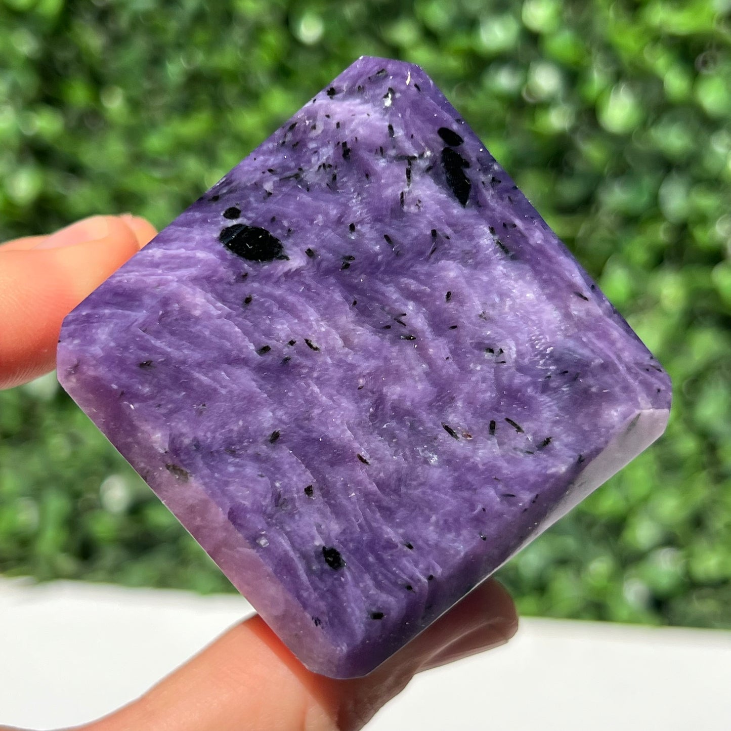 Charoite Cube