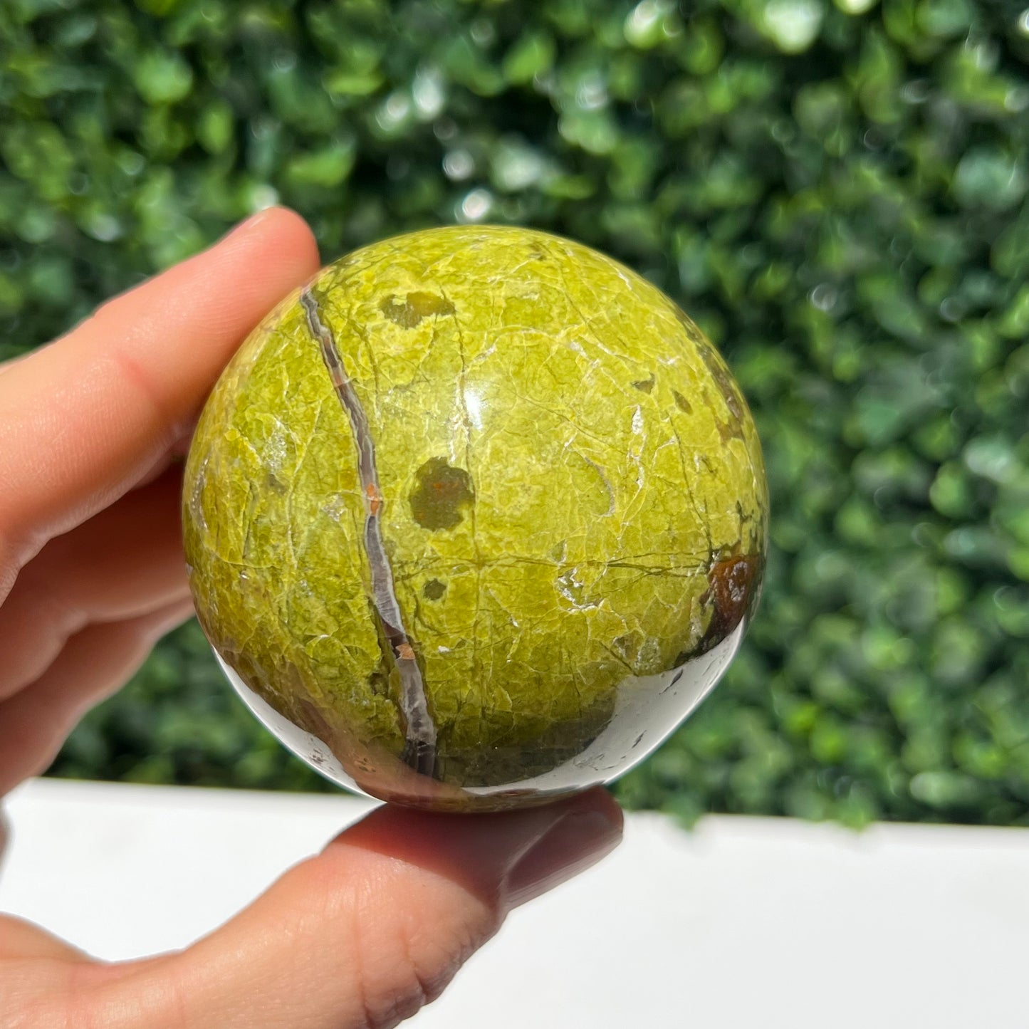 Kiwi Opal Sphere