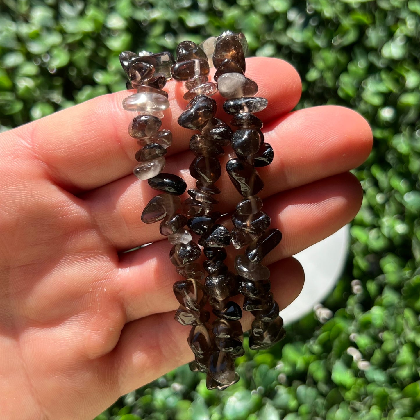 Smokey Quartz Chip Bracelet’s