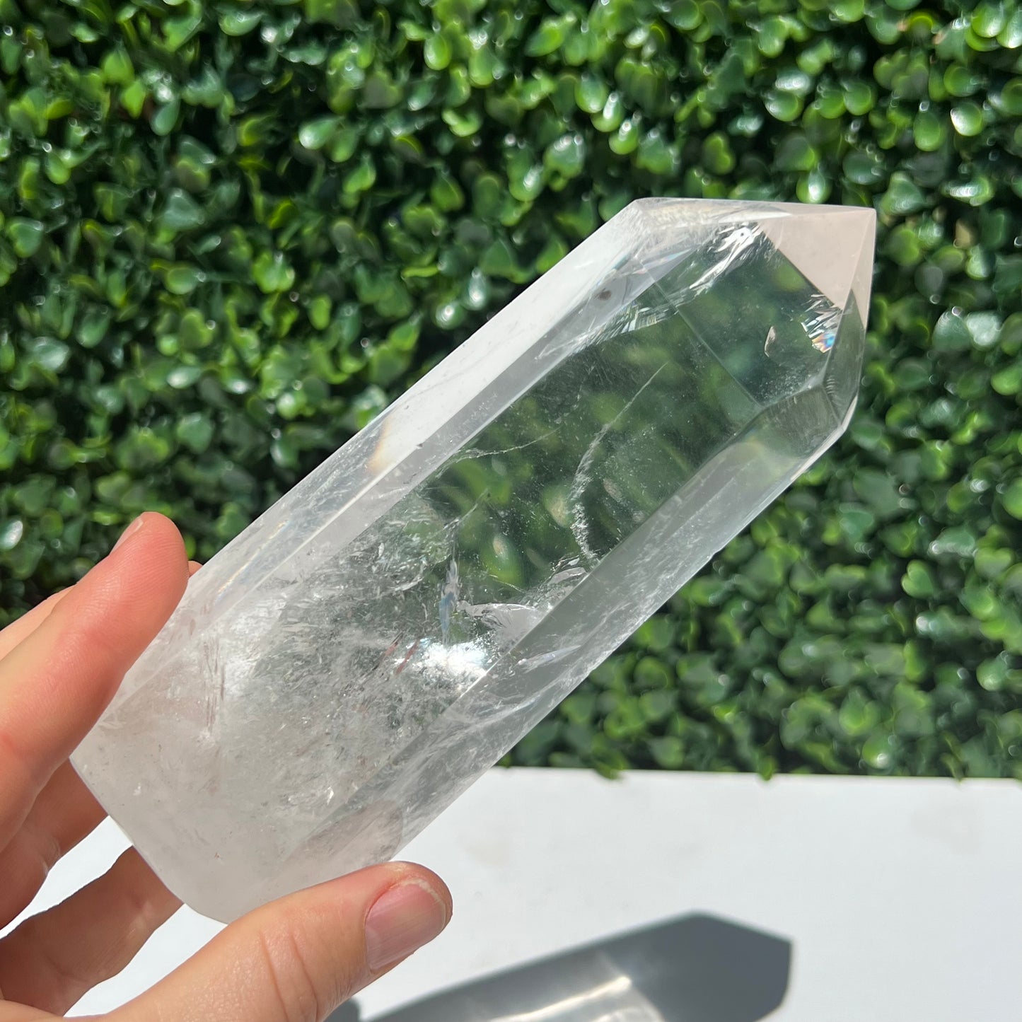 Clear Quartz Tower