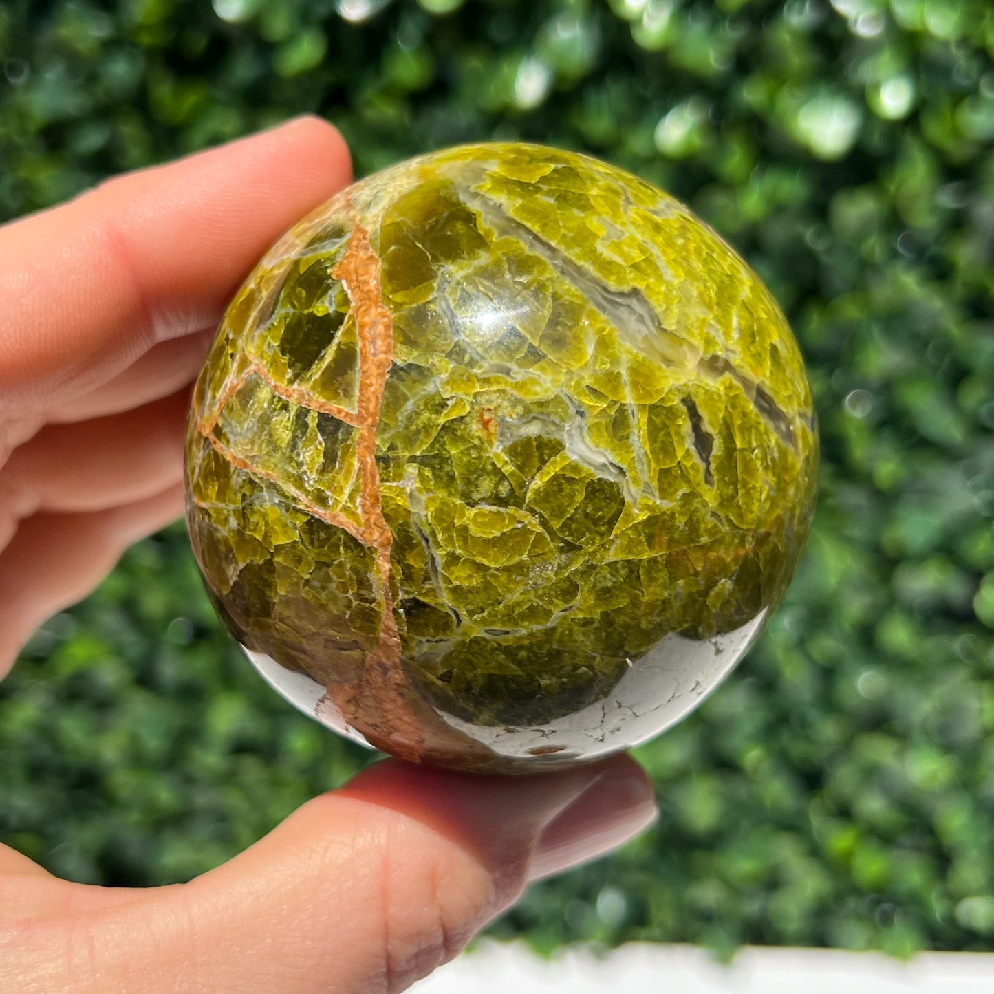 Kiwi Opal Sphere