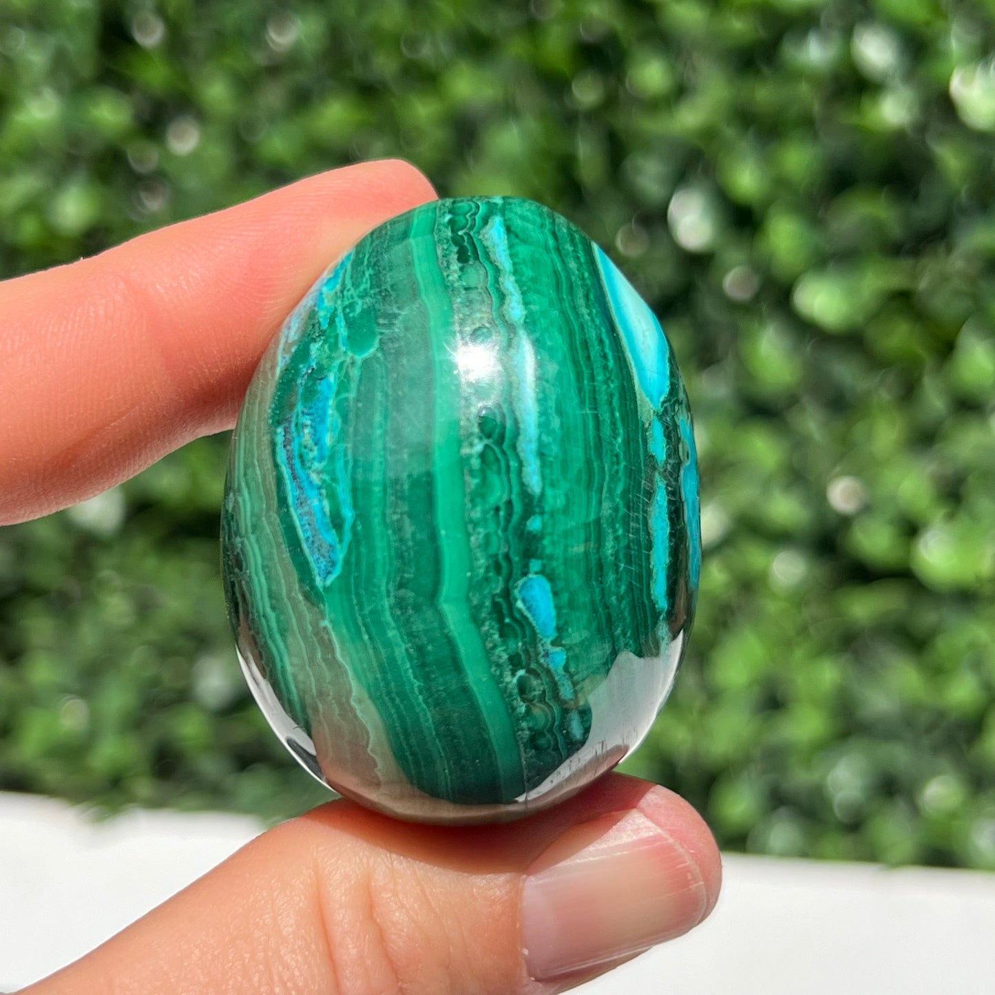 Chrysocolla Malachite Egg