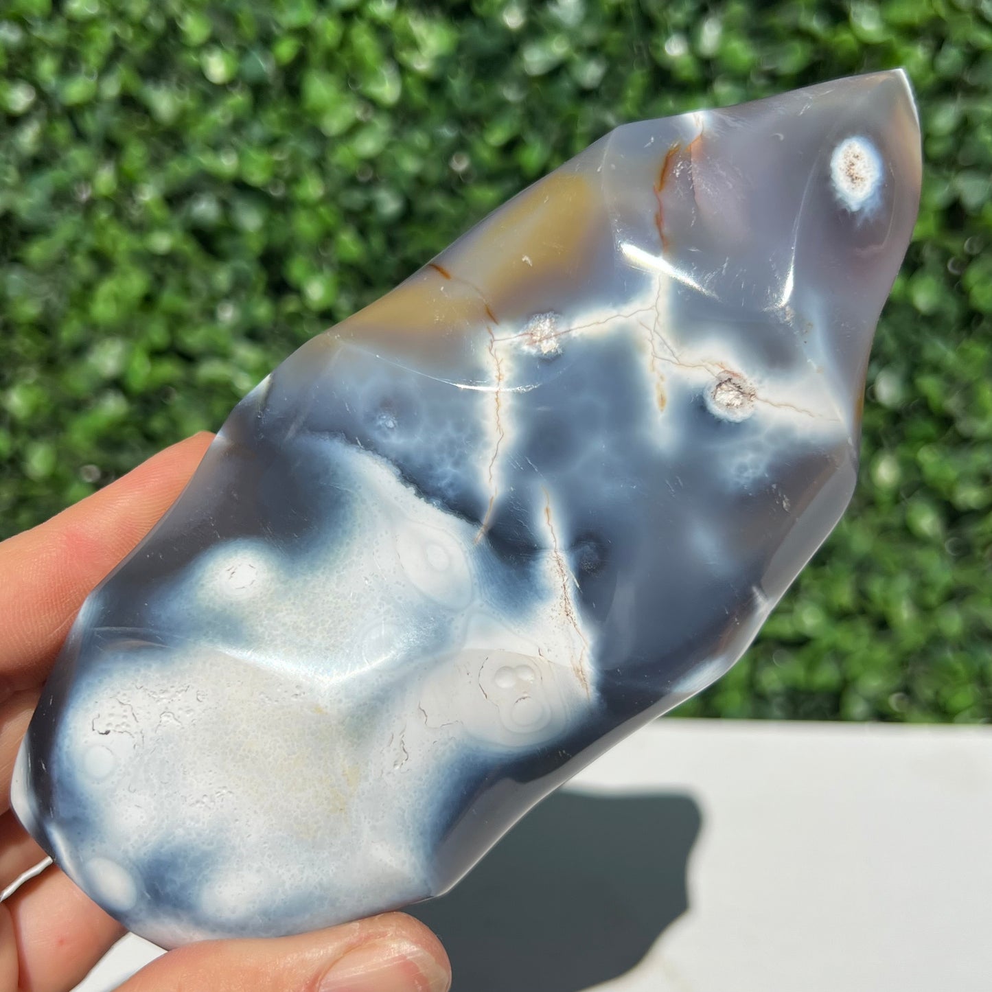 Orca Agate Flame