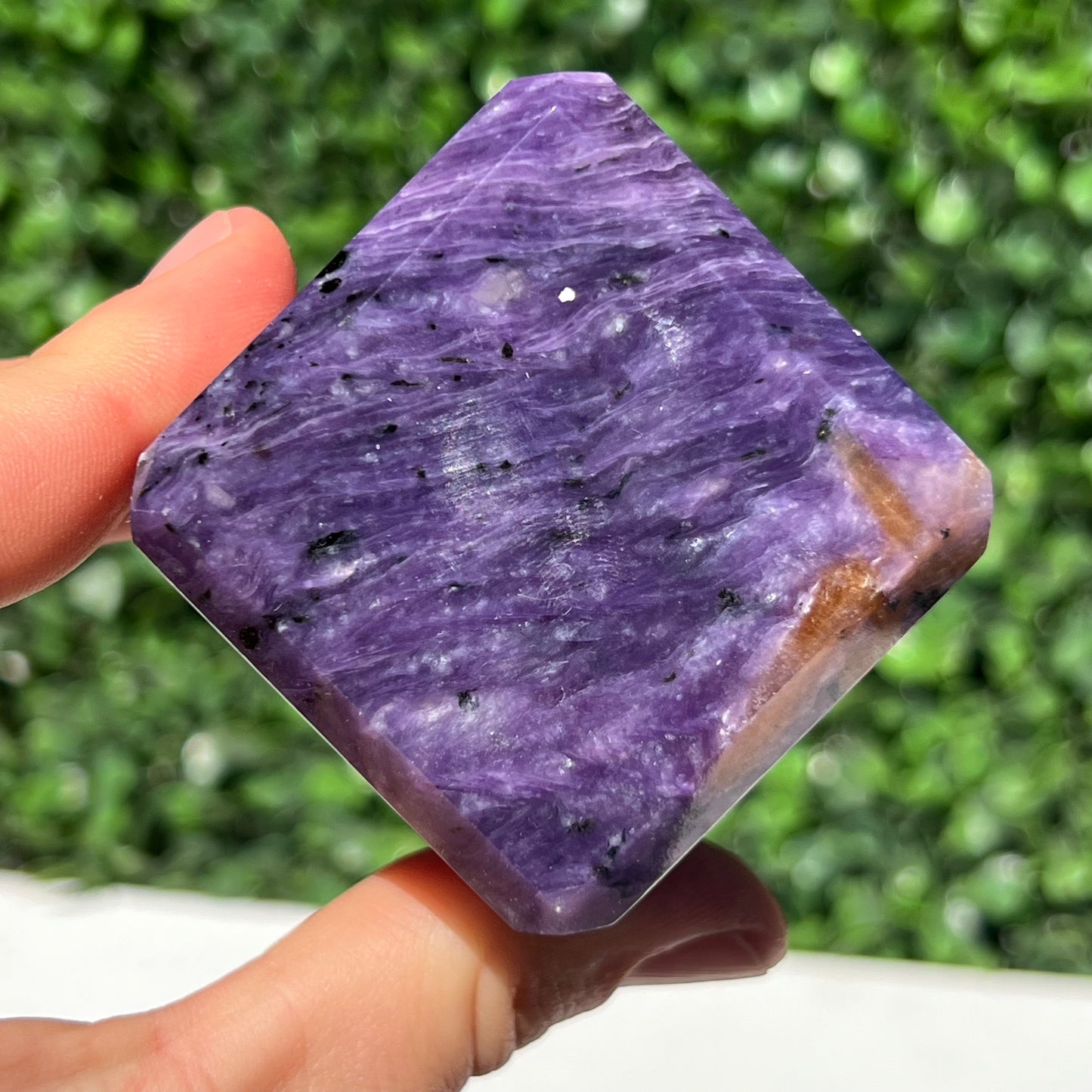 Charoite Cube