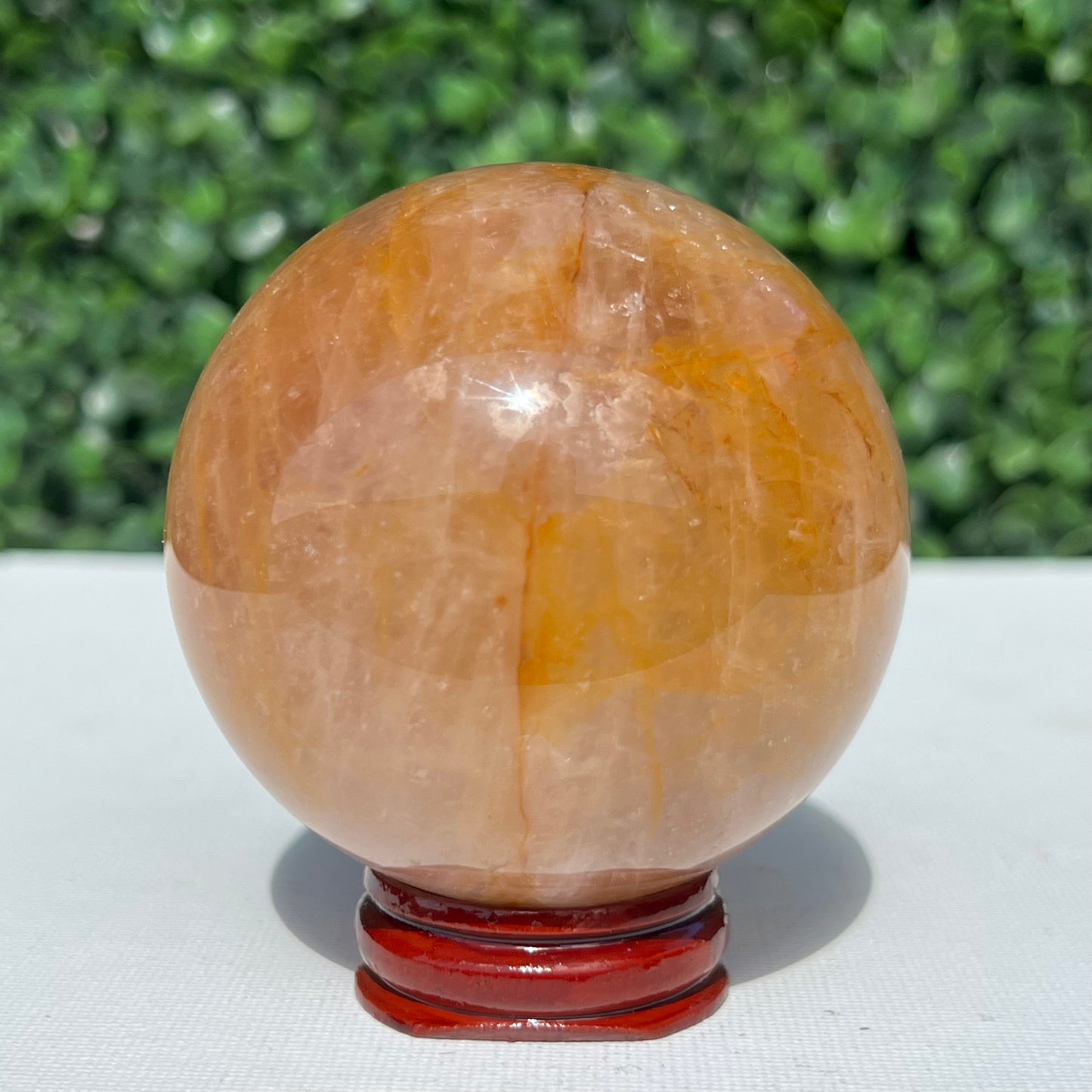 Golden Healer Quartz Sphere