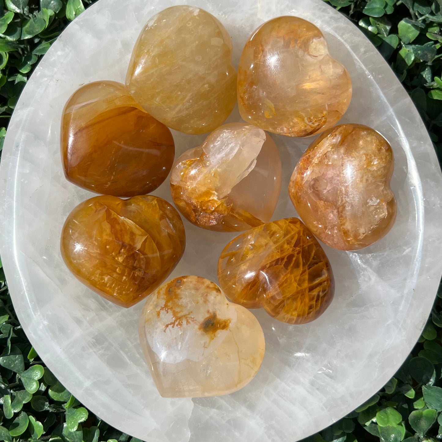 Golden Healer Quartz Heart’s